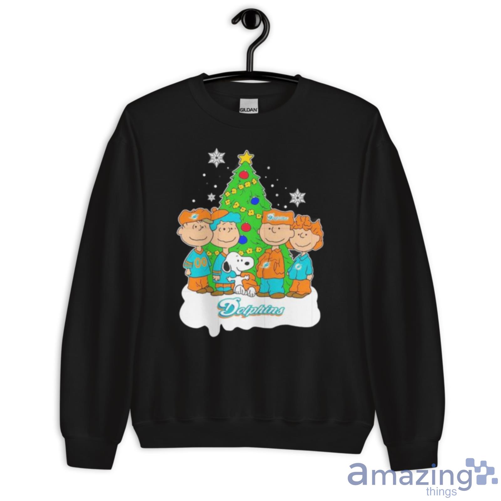 Miami Dolphins Christmas Tree Nfl Shirt - Peanutstee