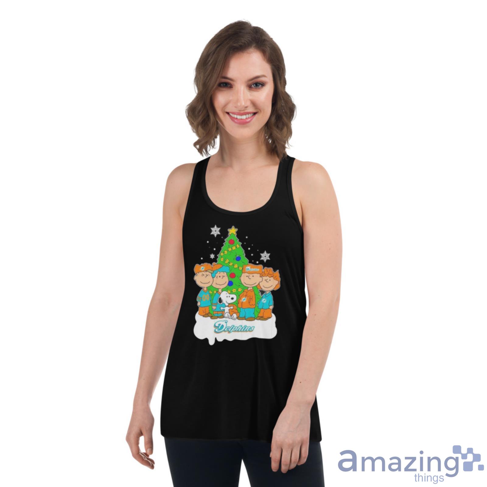 Miami Dolphins Christmas Tree Nfl Shirt - Peanutstee