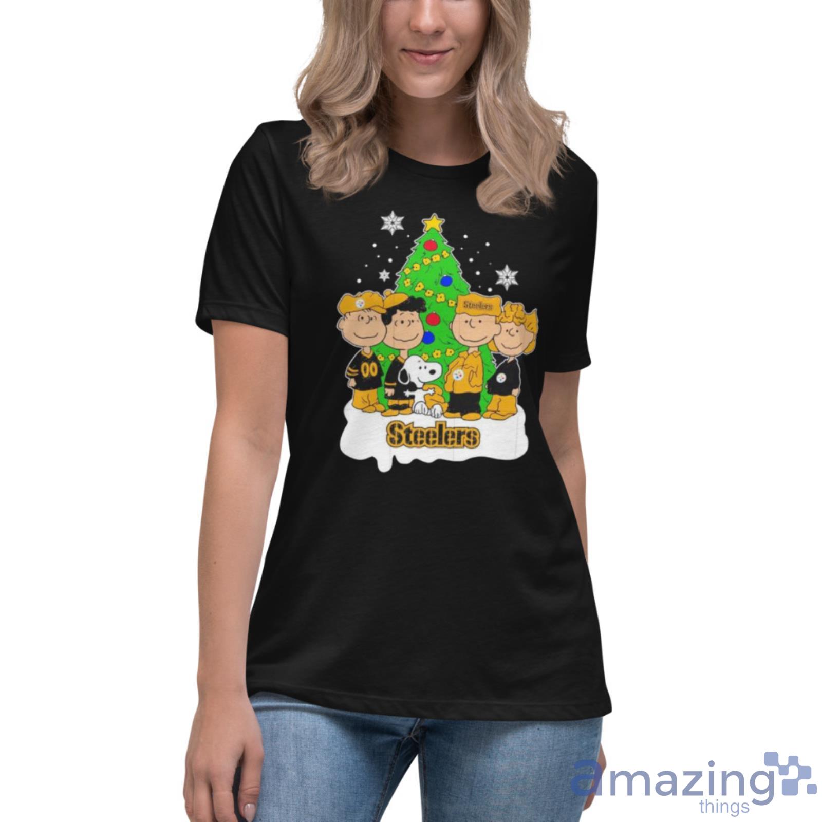 Snoopy The Peanuts Pittsburgh Steelers Christmas Shirt