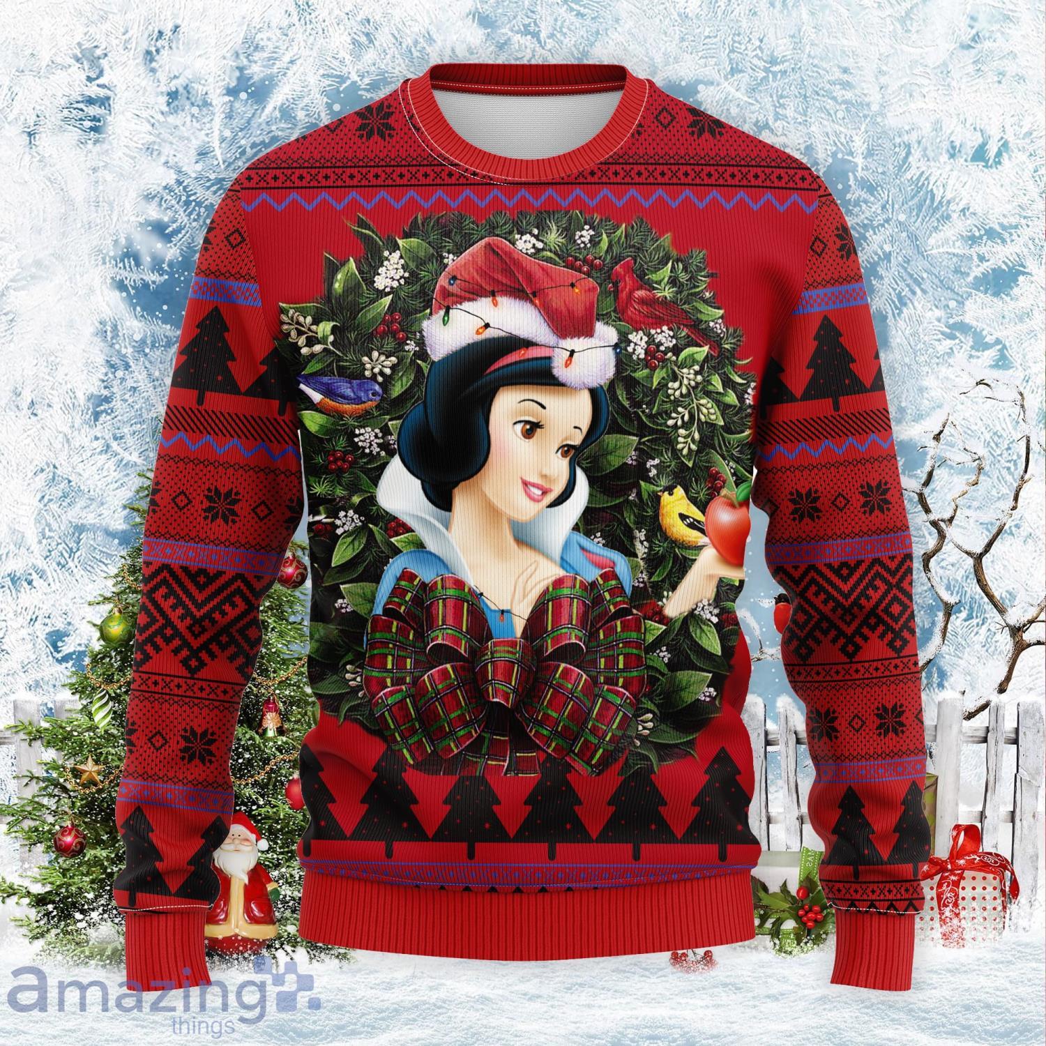 disney princess ugly christmas sweater