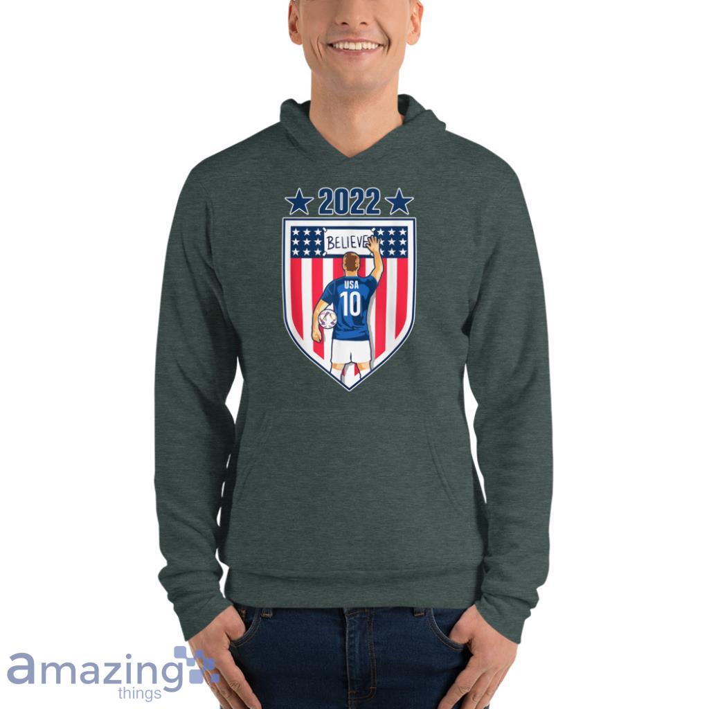 Soccer Jersey Gift America American Football Fans T Shirt image Soccer Jersey Gift America American Football Fans T-Shirt - Unisex Fleece Pullover Hoodie-1