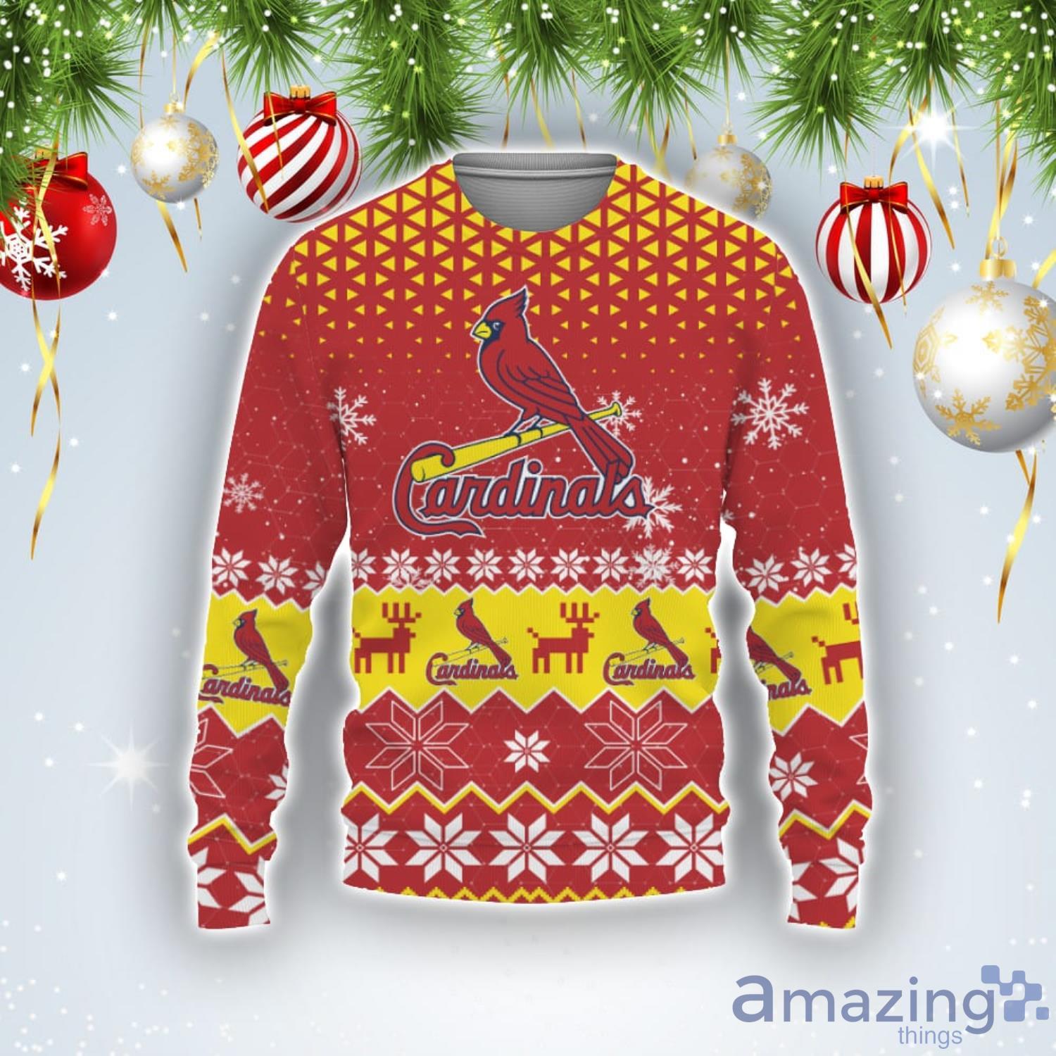 St. Louis Cardinals Sports Football American Ugly Christmas Sweater Product Photo 1