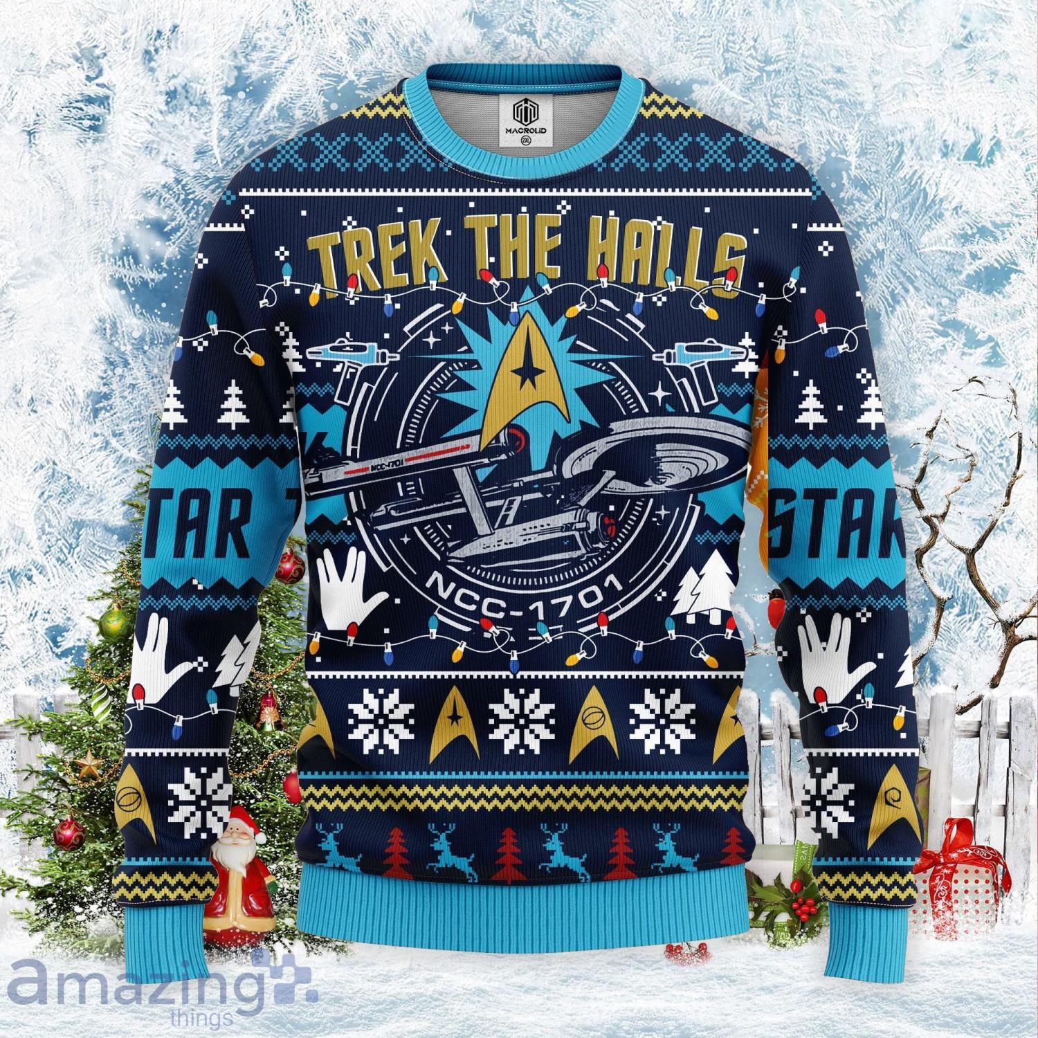 Star Trek Christmas Sweater Best Star Trek Gift - Personalized Gifts:  Family, Sports, Occasions, Trending