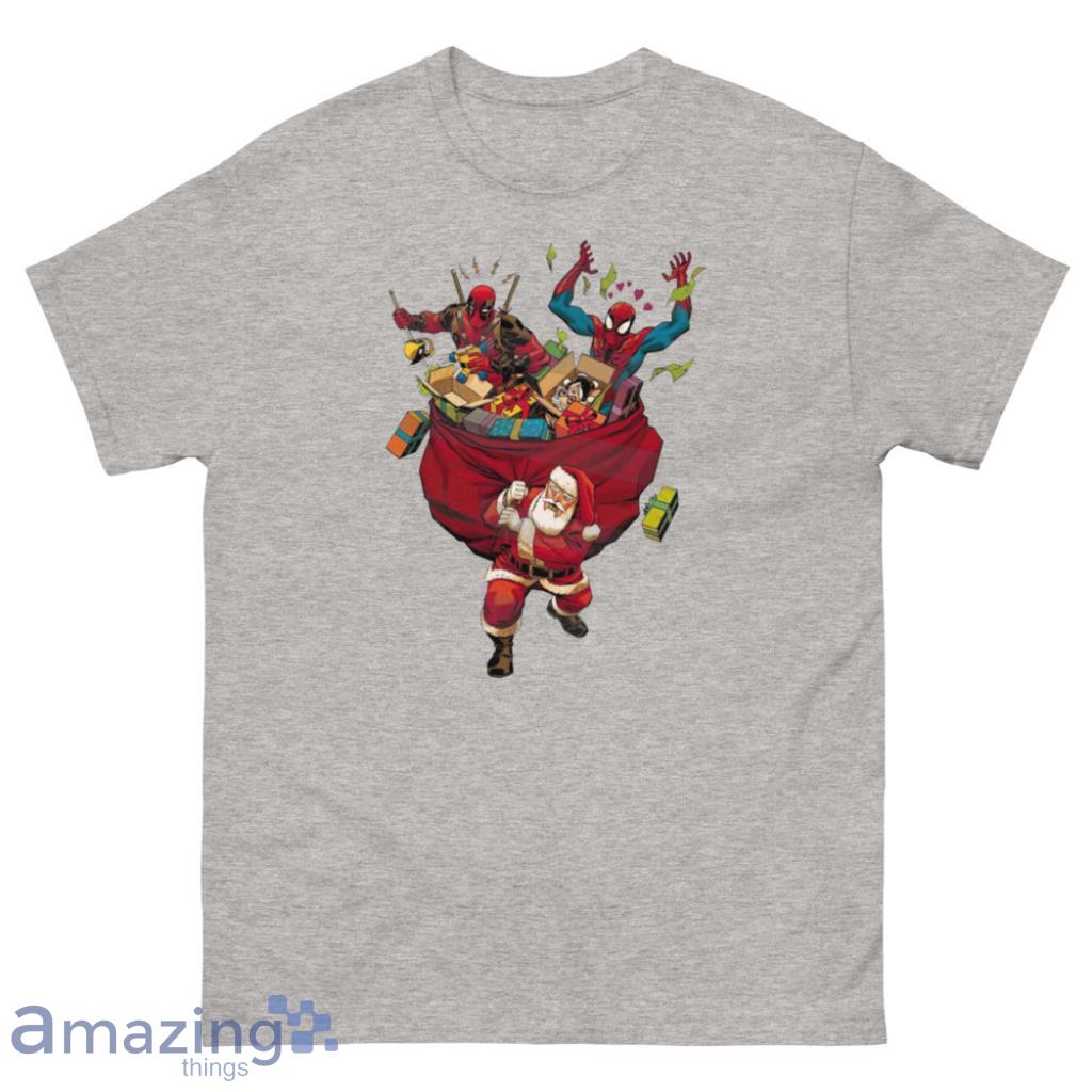 Superhero Santa Christmas Shirt - 500 Men’s Classic Tee Gildan