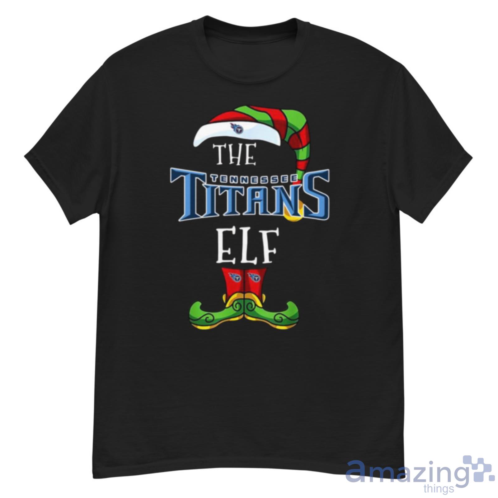Tennessee Titans Christmas Elf Funny Nfl Shirt - G500 Men’s Classic T-Shirt