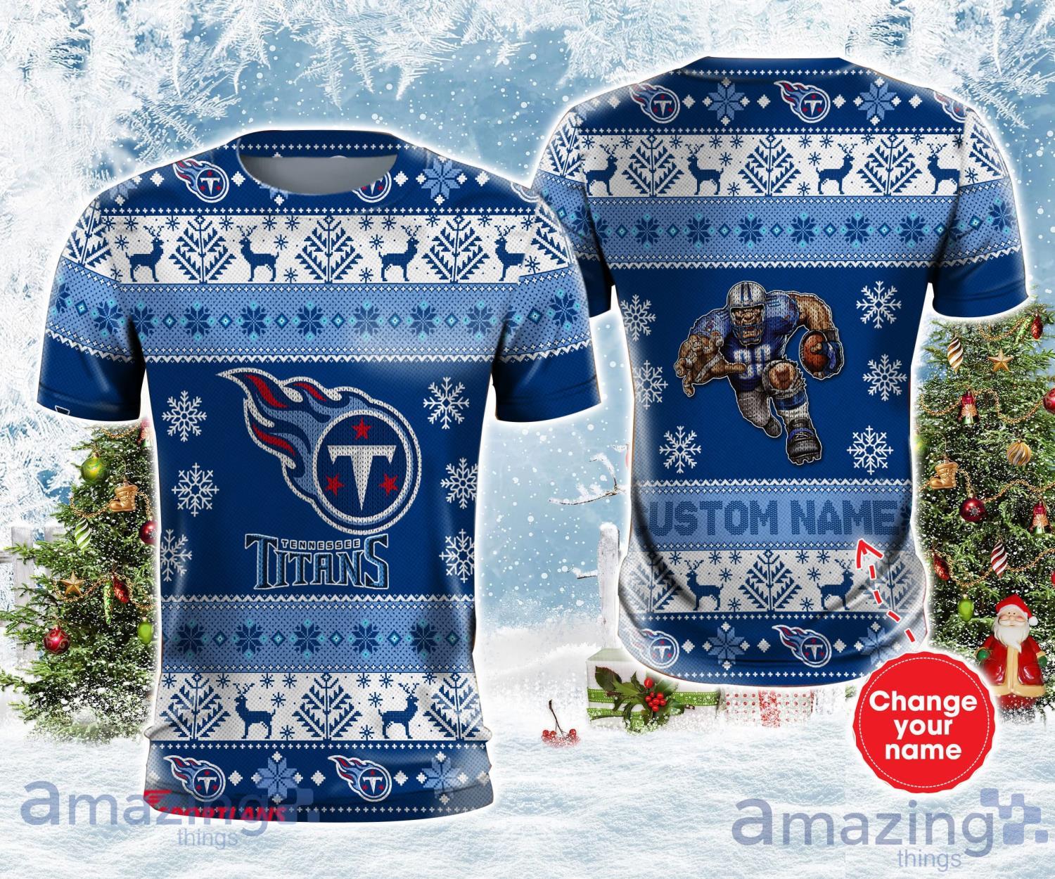 Tennessee Titans CUSTOM Embroidered Shirt 