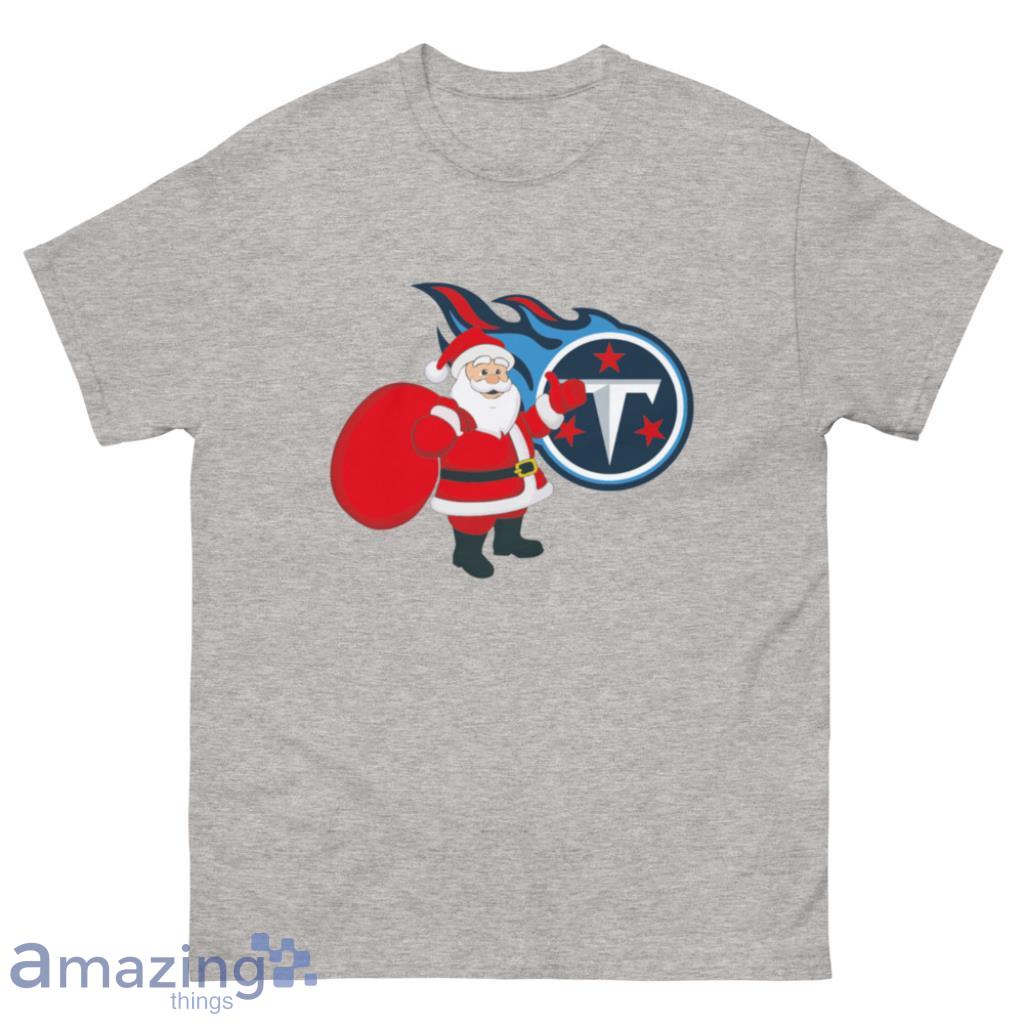 Tennessee Titans NFL Santa Claus Christmas Shirt - 500 Men’s Classic Tee Gildan