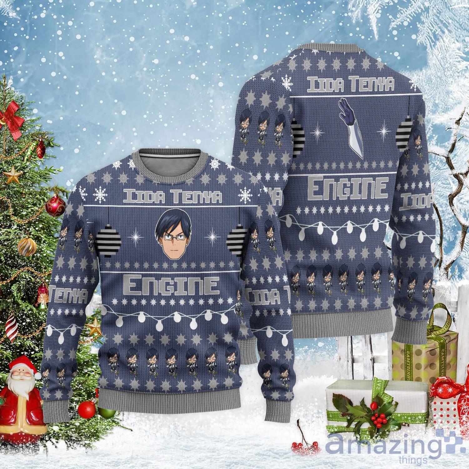 Tenya Fans My Hero Academia Ugly Christmas Sweater Product Photo 1