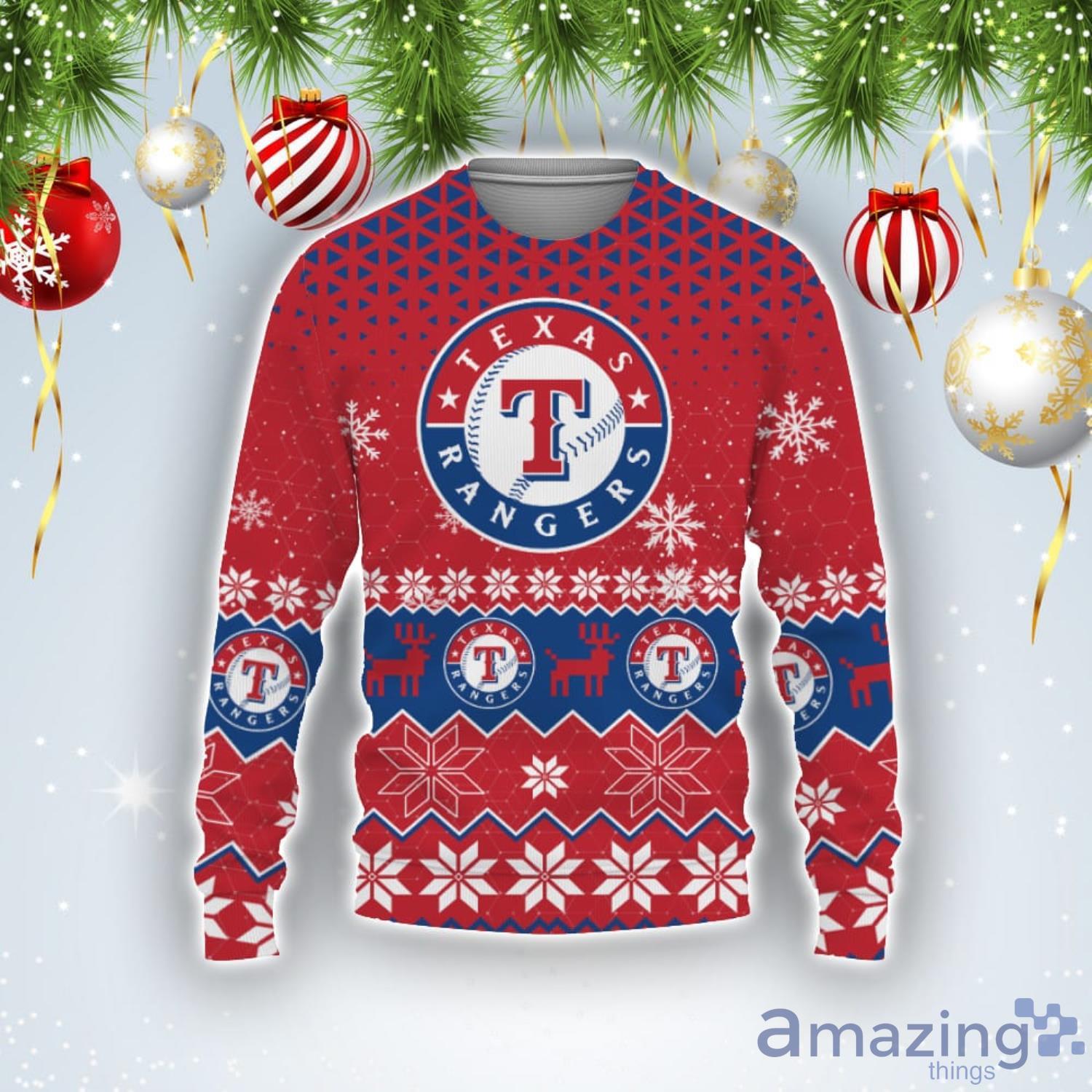 Texas Rangers Sports Football American Ugly Christmas Sweater Product Photo 1