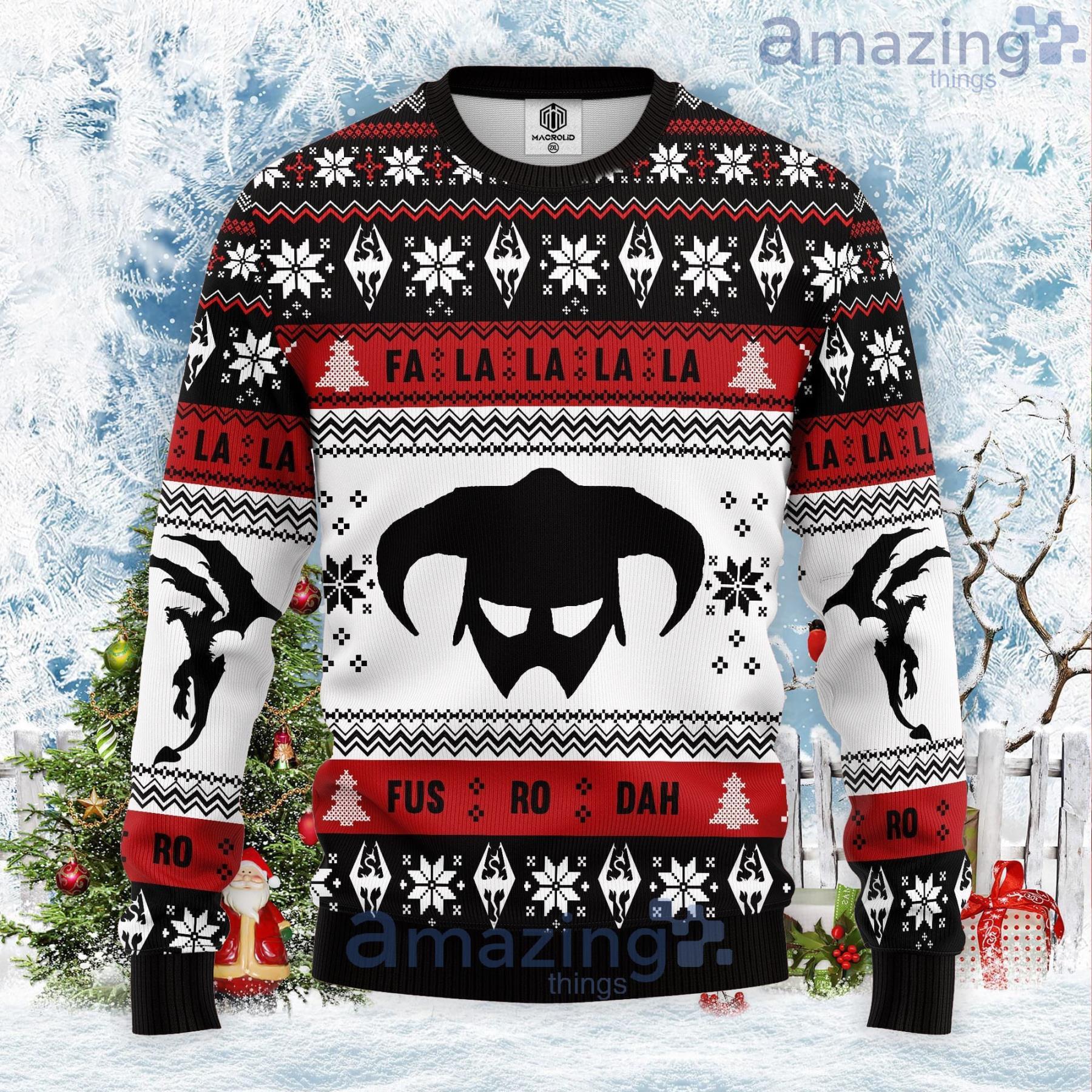 The Elder Scrolls Christmas Gift Ugly Christmas Sweater Product Photo 1