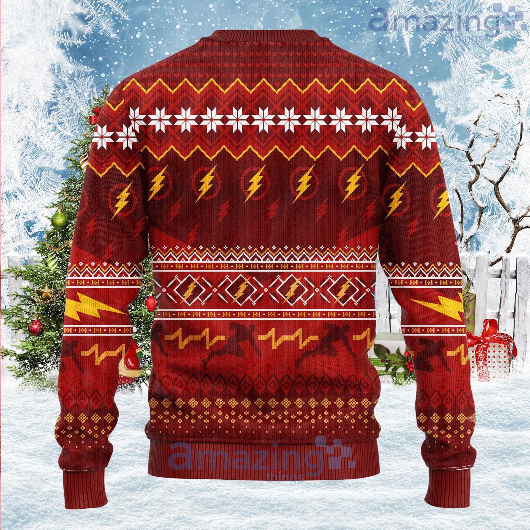 The Flash Christmas Gift Ugly Christmas Sweater image The Flash Christmas Gift Ugly Christmas Sweater Product Photo 2