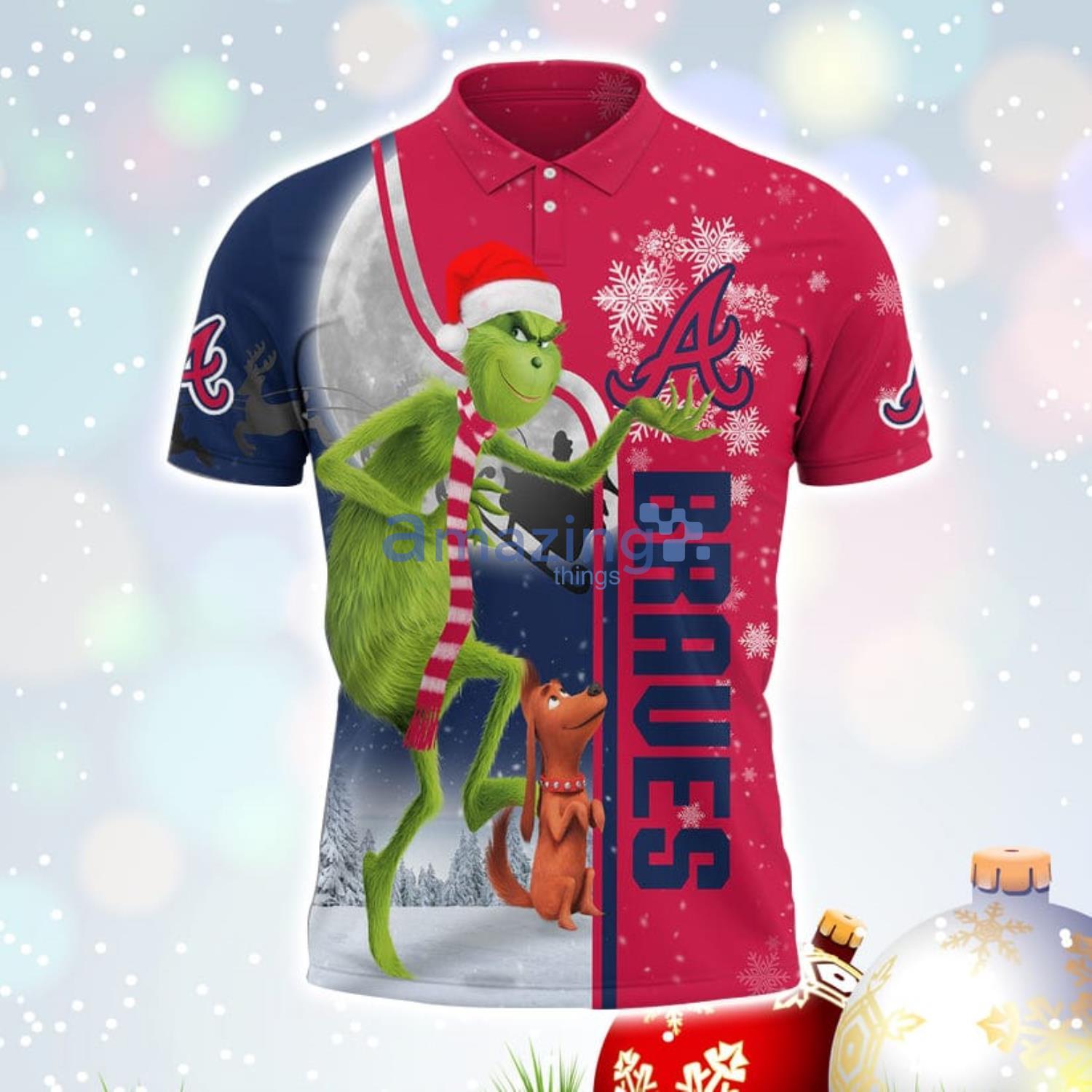 The Grinch all I want for Christmas is the Atlanta Braves