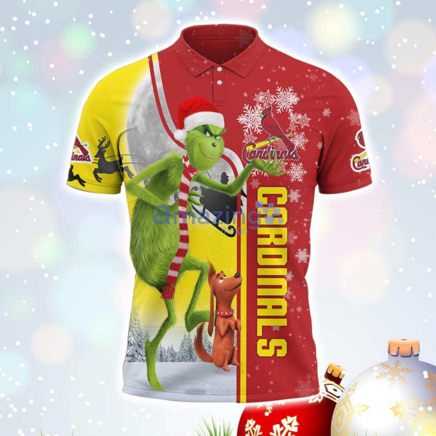 St.Louis Cardinals MLB Christmas Grinch I Hate People But I Love