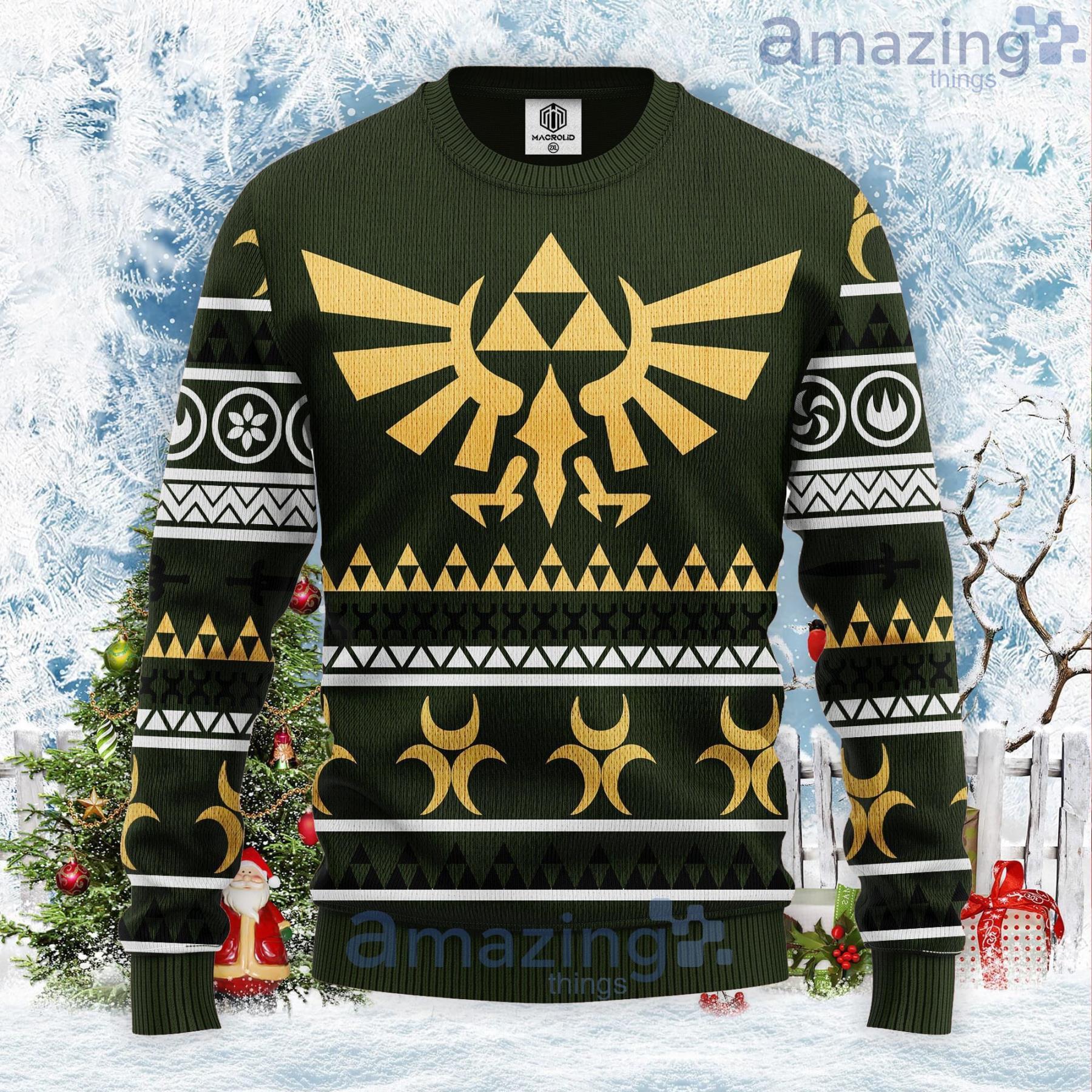 Link Legend Of Zelda Gifts For Family Christmas Holiday Ugly Sweater -  Horusteez