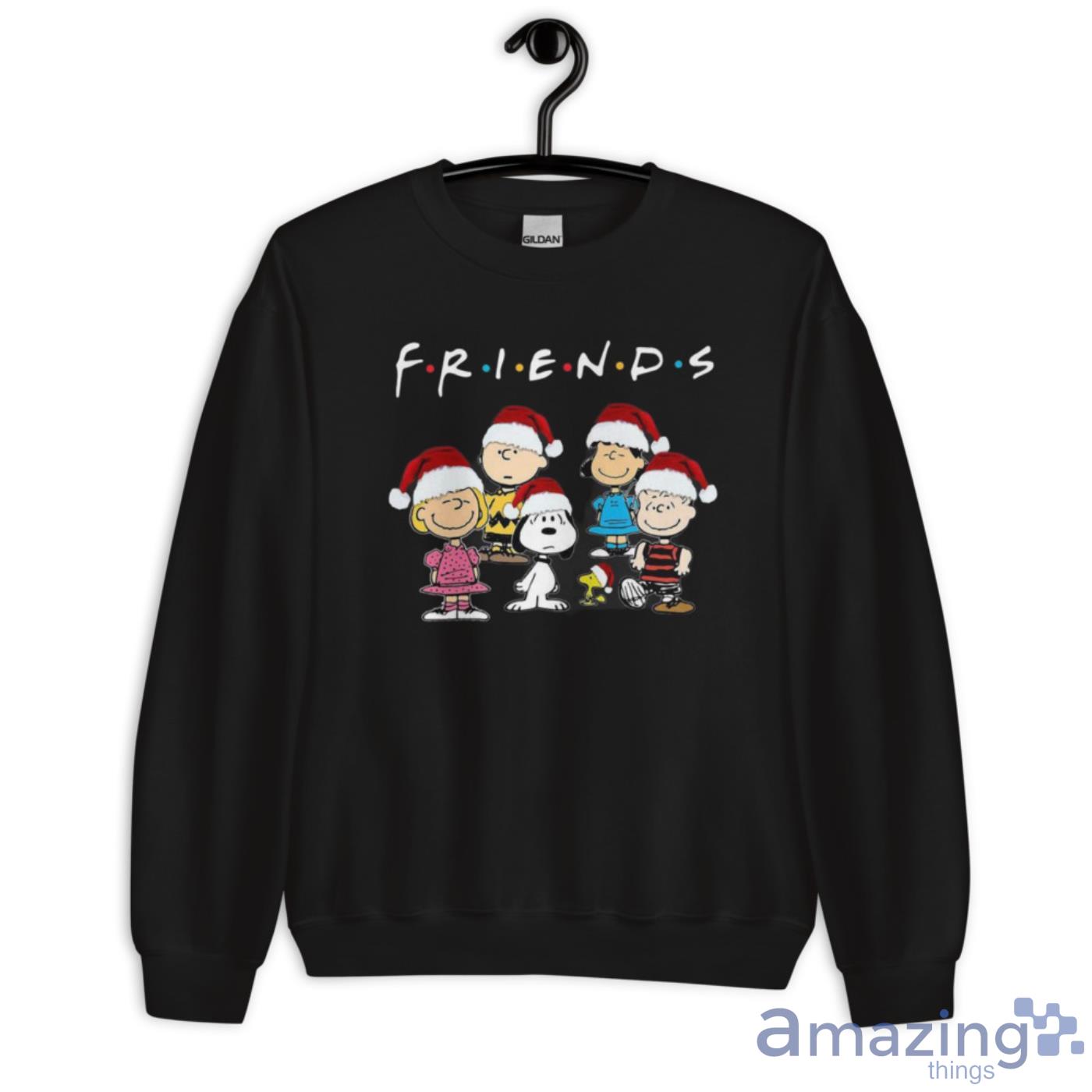 The Peanuts Hat Santa Friend Christmas Shirt image The Peanuts Hat Santa Friend Christmas Shirt - Unisex Crewneck Sweatshirt