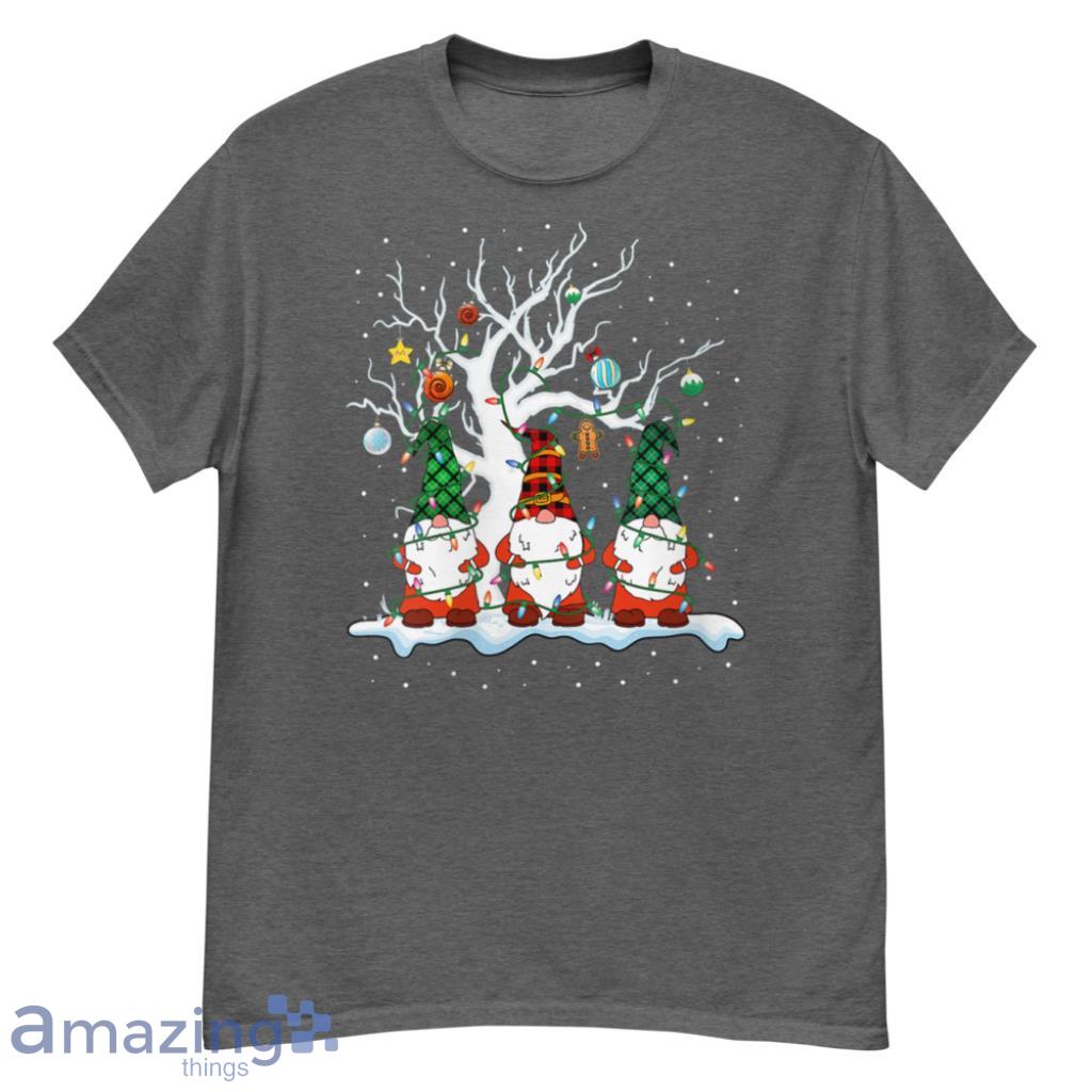  Three Gnomes Christmas Squad Family Group Matching Pajamas V-Neck T-Shirt Christmas Shirt - G500 Men’s Classic T-Shirt-1