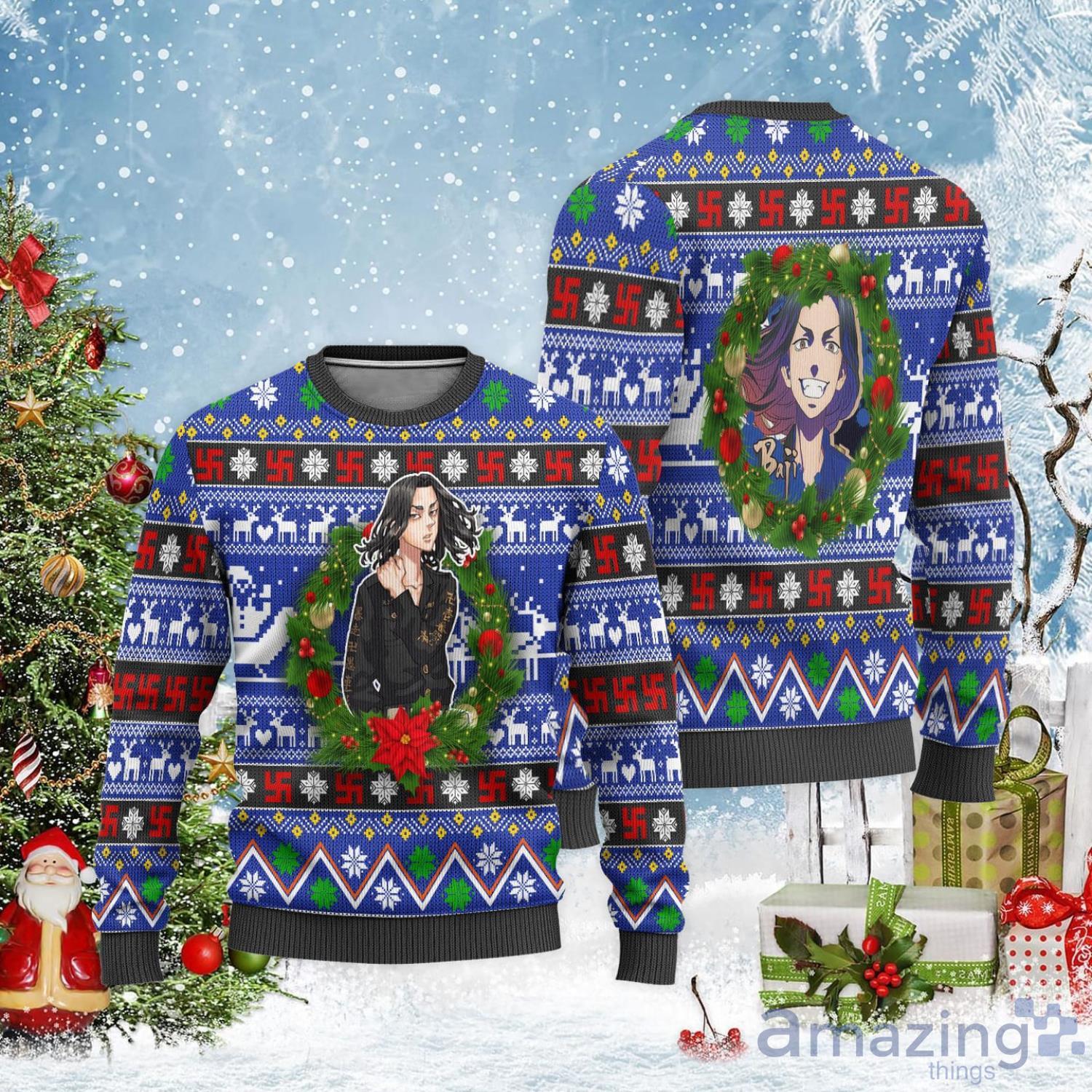 Tokyo Revengers Fans Keisuke Ugly Christmas Sweater Product Photo 1