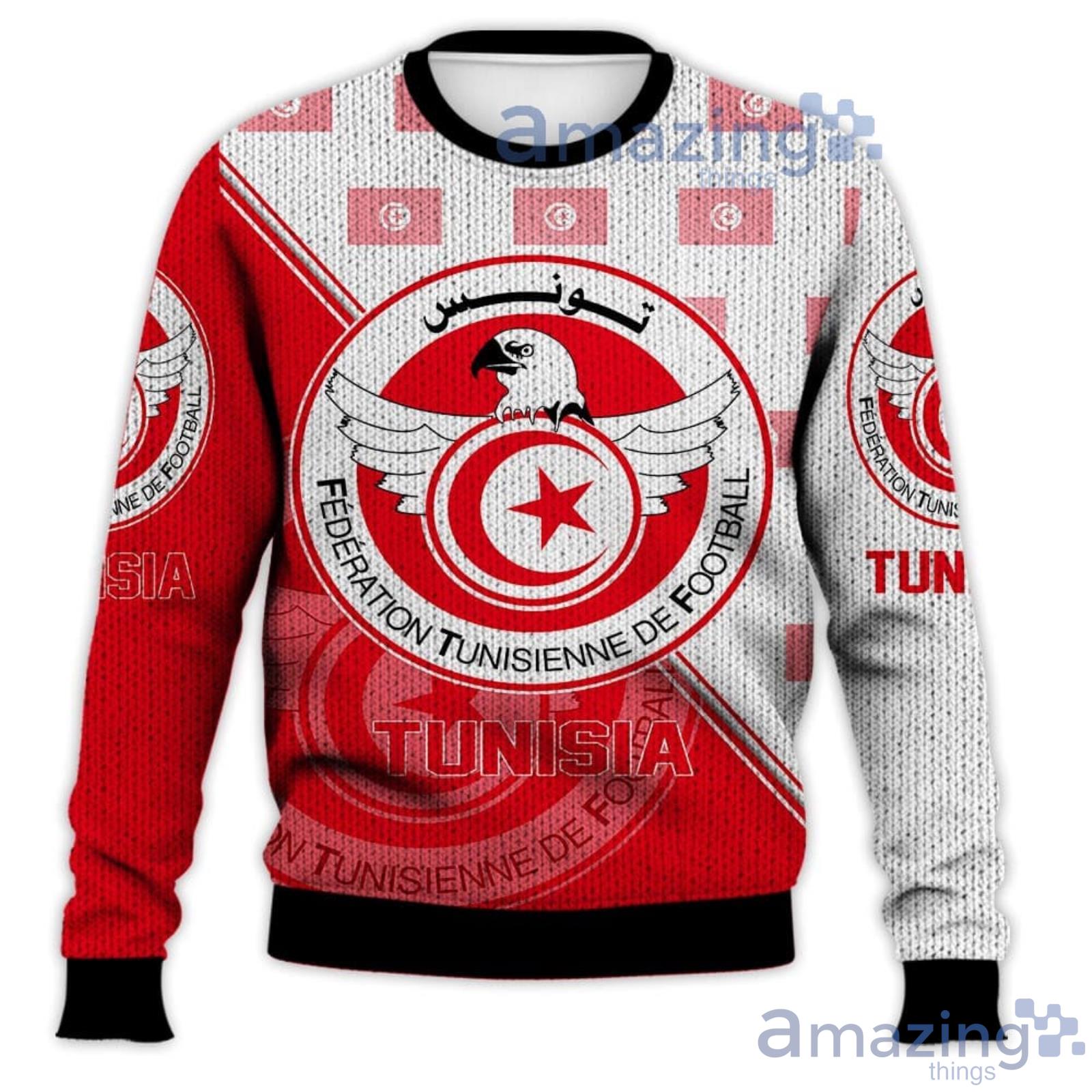 Tunisia National Soccer Team Qatar World Cup 2022 Champions Soccer Team 3D  All Over Printed Shirt