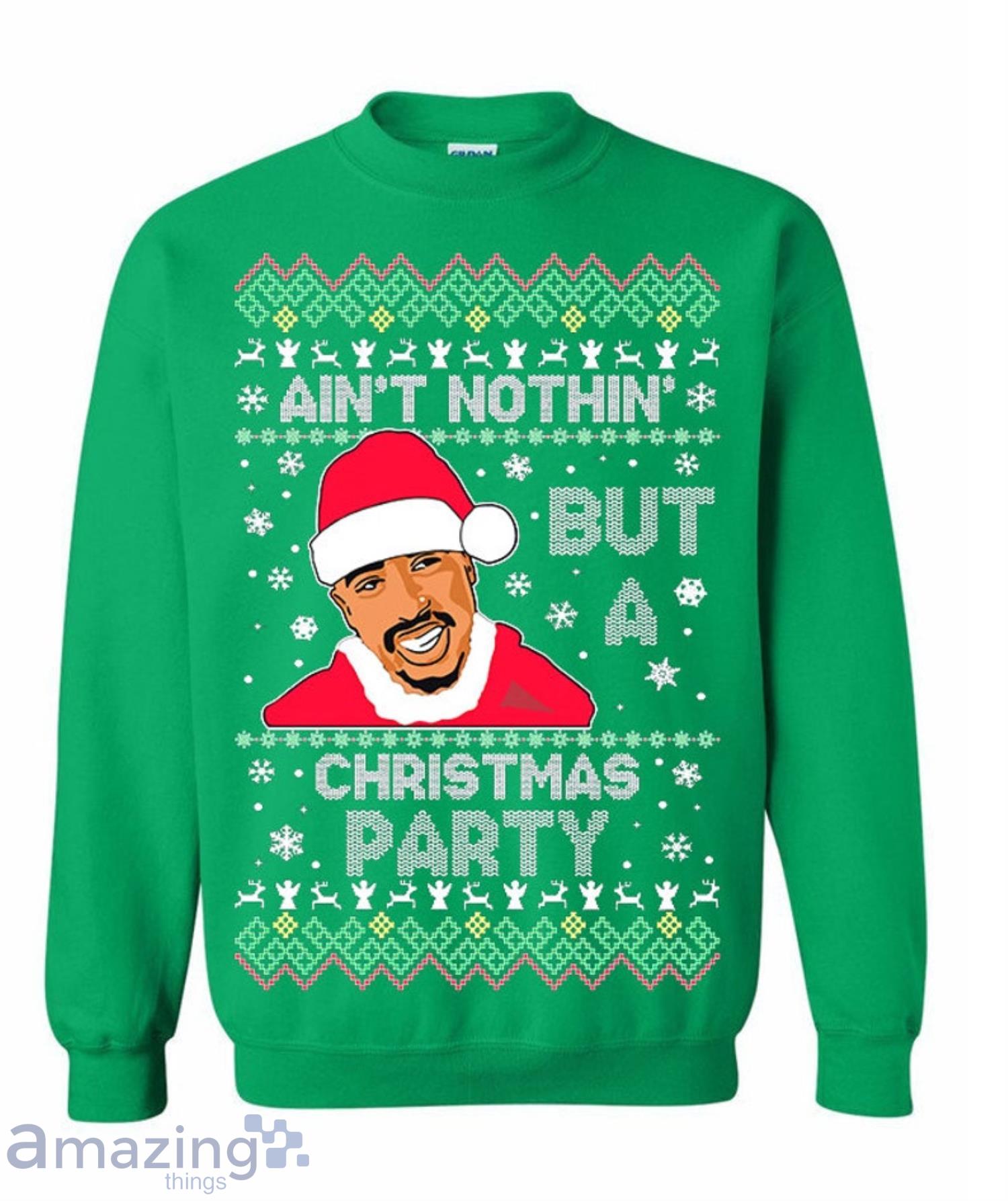 Tupac christmas sweater sale