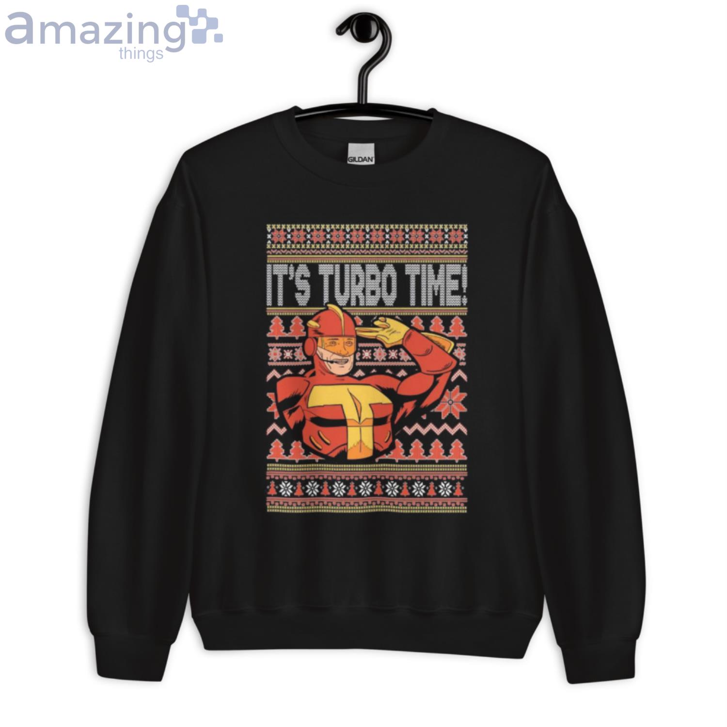 Turboman It's Turbo Time! Christmas Shirt image Turboman Its Turbo Time! Christmas Shirt Product Photo 3