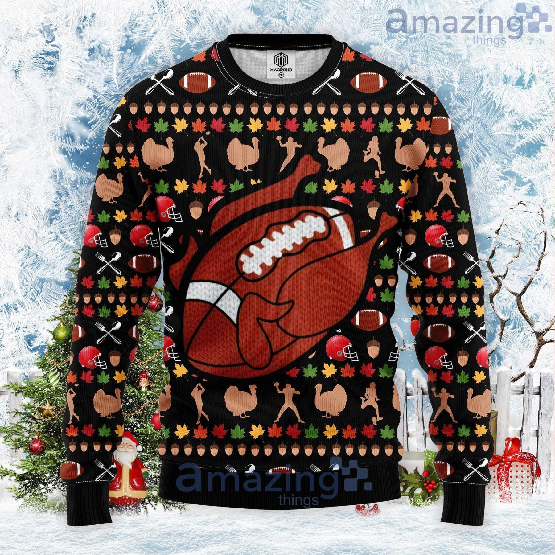 Turkey Ugly Christmas Sweater Product Photo 1