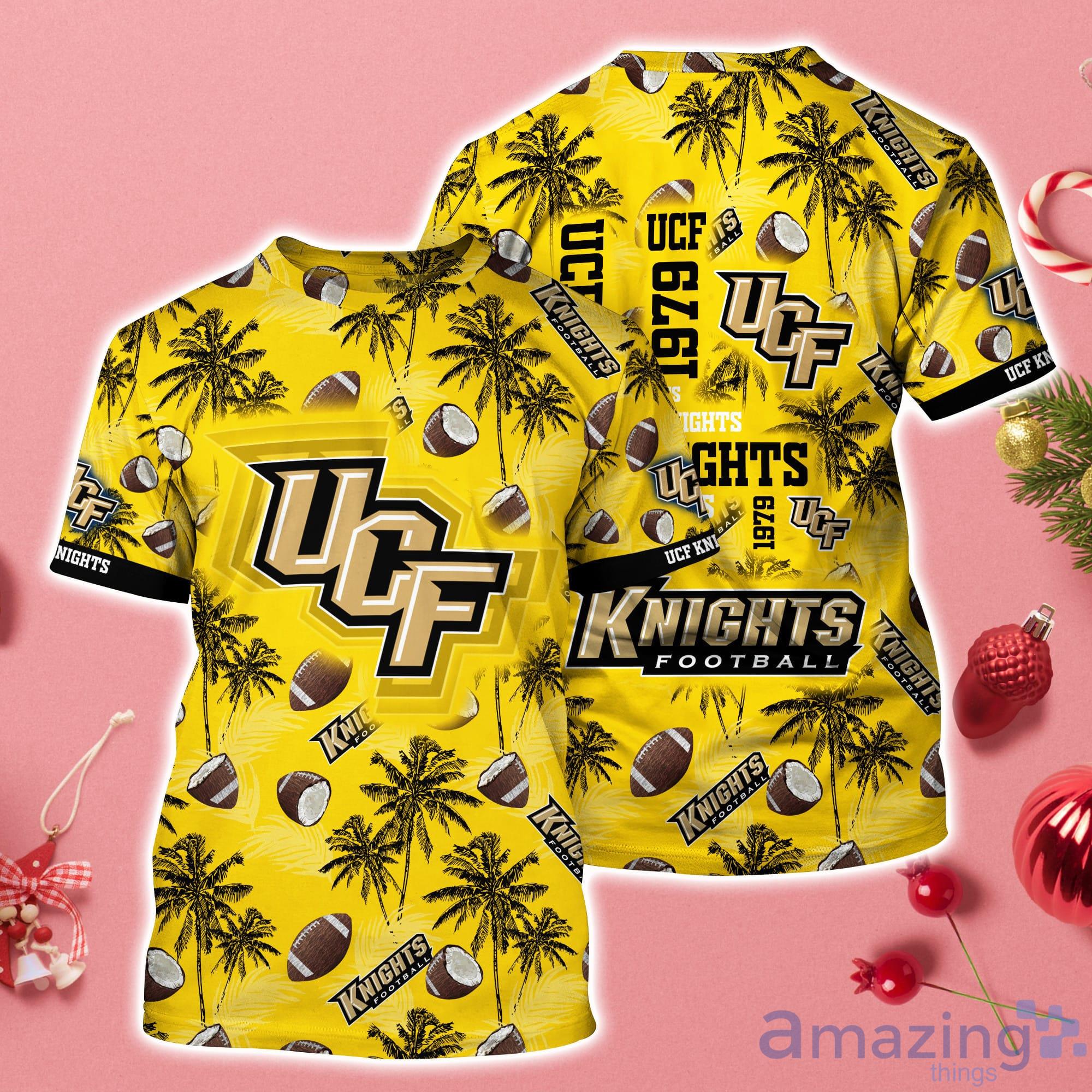UCF Knights Coconut Pattern Hawaii 3D T-Shirt Product Photo 1