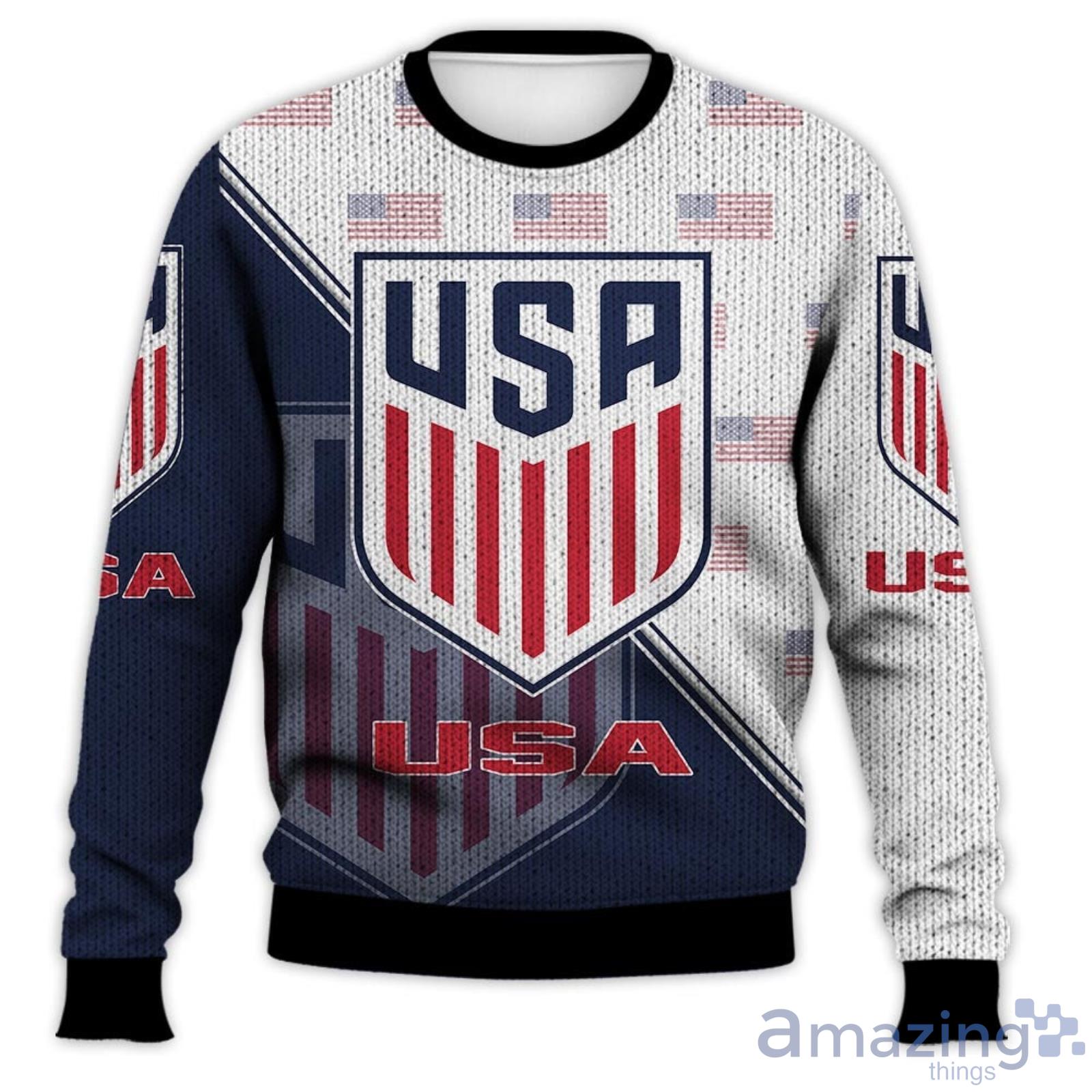 USA National Soccer Team Qatar World Cup 2022 Champions Soccer Team 3D All Over Printed Shirt image USA National Soccer Team Qatar World Cup 2022 Champions Soccer Team 3D All Over Printed Shirt Product Photo 2