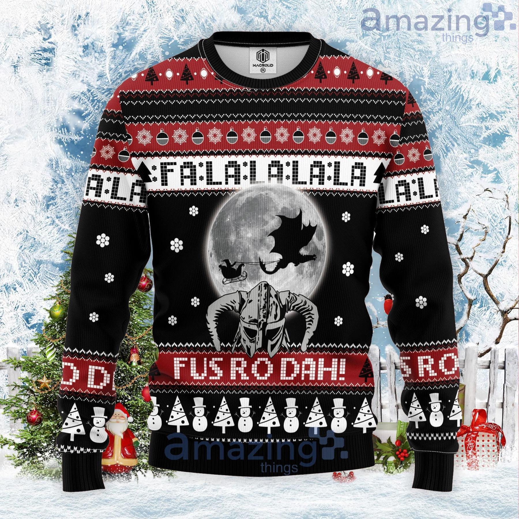Viking Falala Christmas Gift Ugly Christmas Sweater Product Photo 1