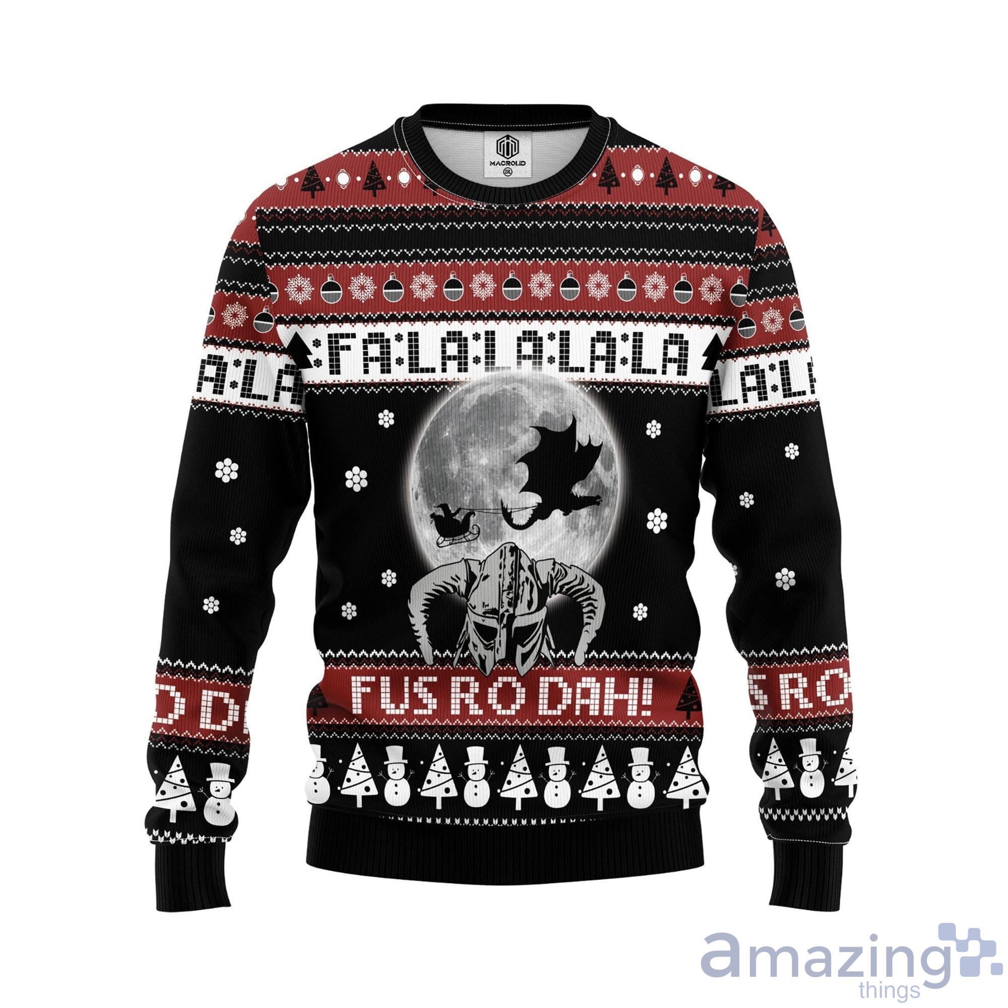 Vikings Falala Fan Gift Thanks Giving Gift Ugly Christmas Sweater Product Photo 1