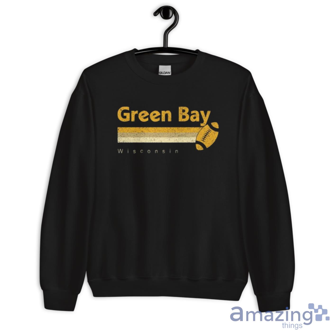 Green Bay Football Vintage Crewneck Sweatshirt Retro Green 