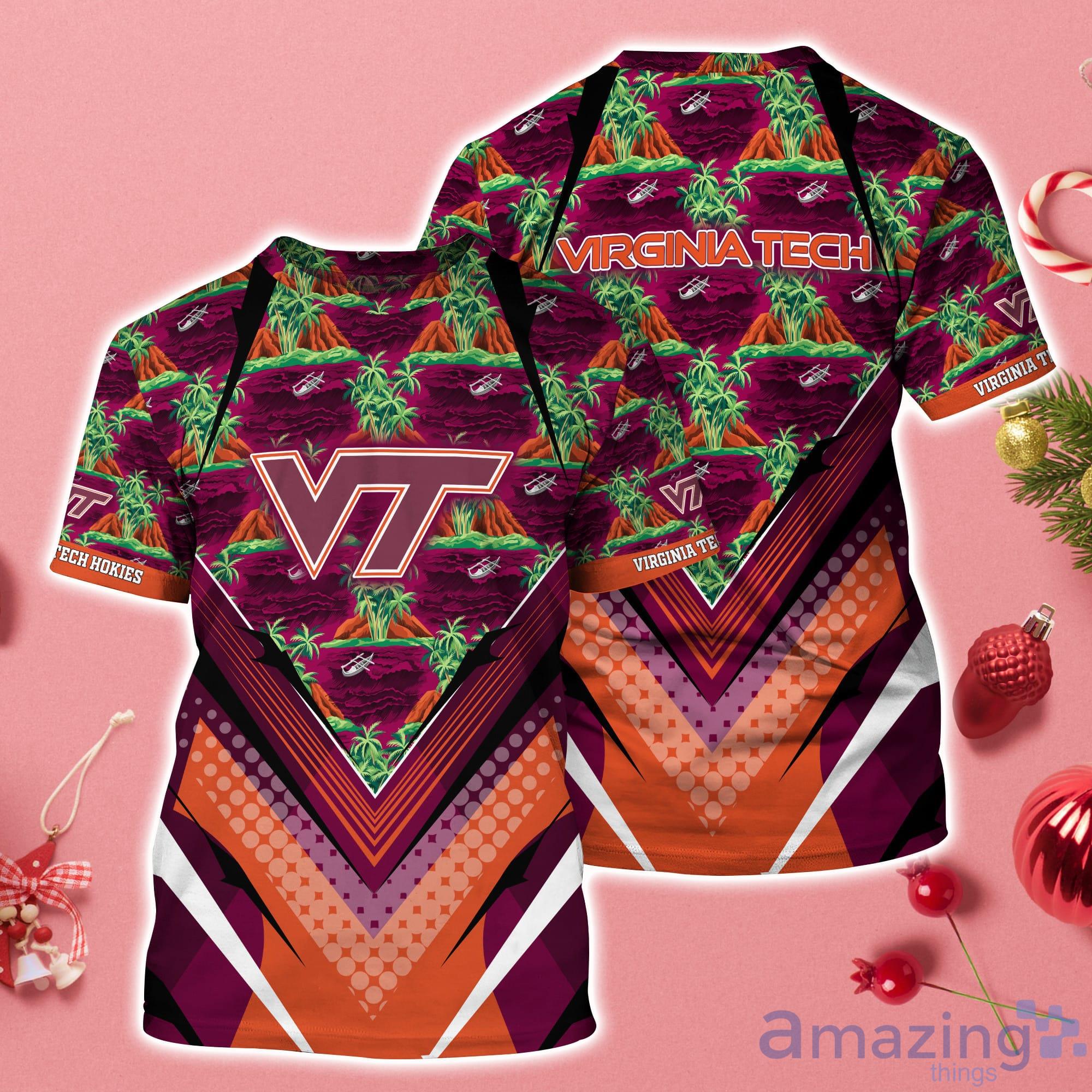 Virginia Tech Hokies Sport Team 3D T-Shirt For Fans Product Photo 1