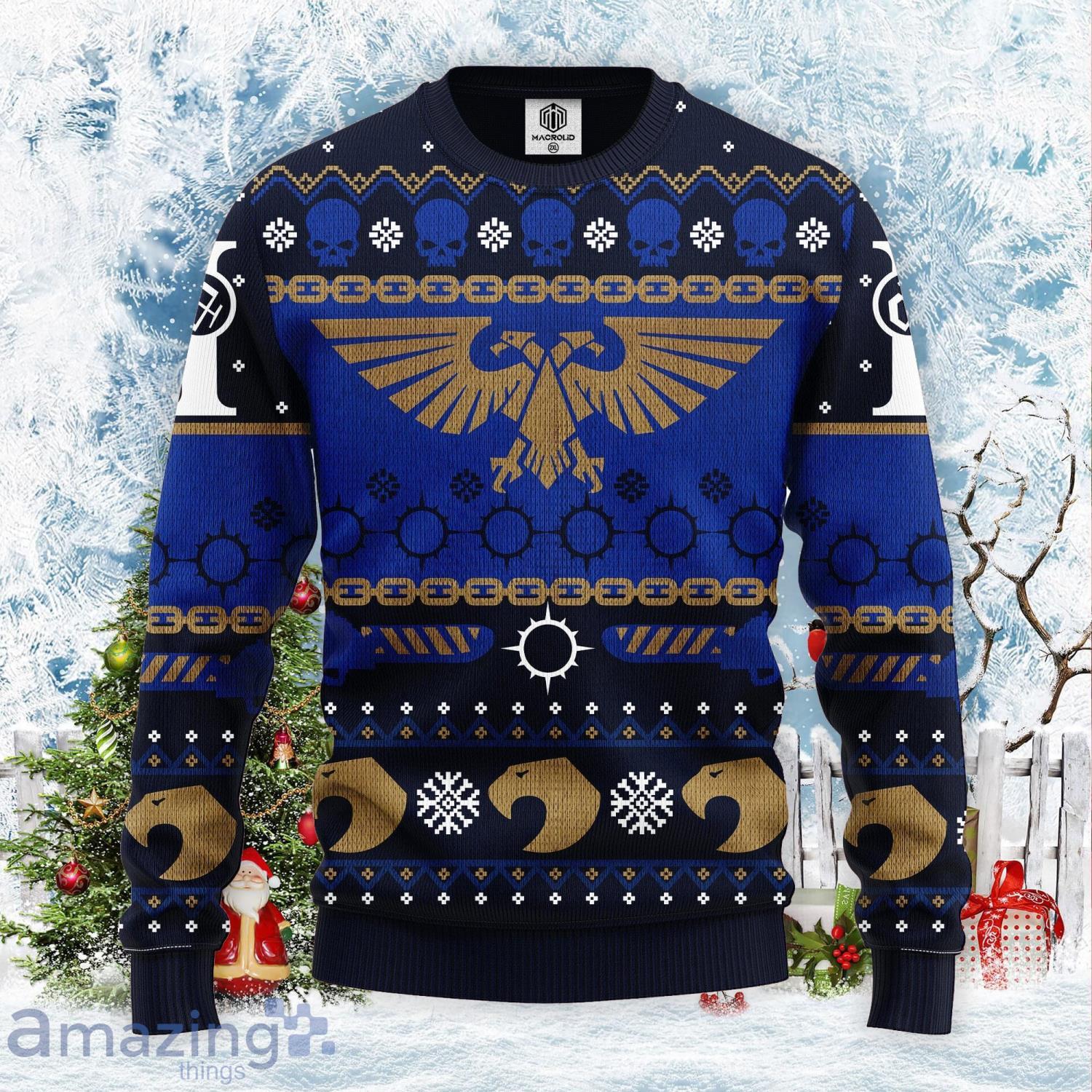 Warhammer 40k Imperium Ugly Christmas Sweater Funny Gift For Men