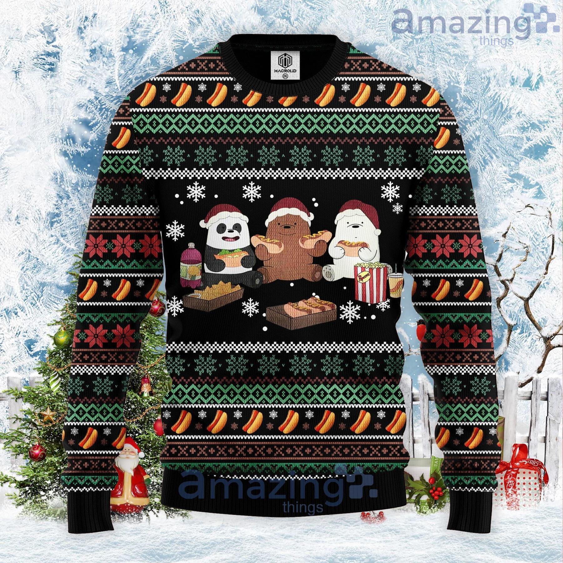 We bare bears outlet christmas sweater