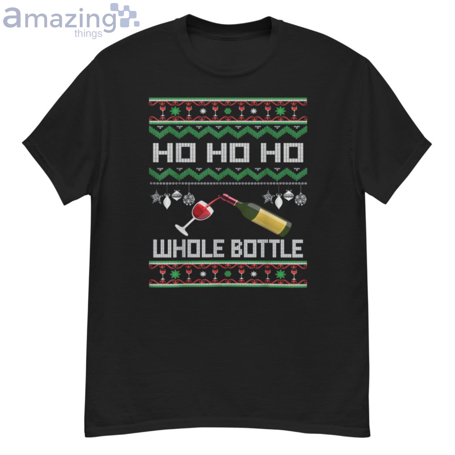 Wine Christmas Shirt Funny Alcohol Xmas Shirt Gift Shirt Product Photo 1