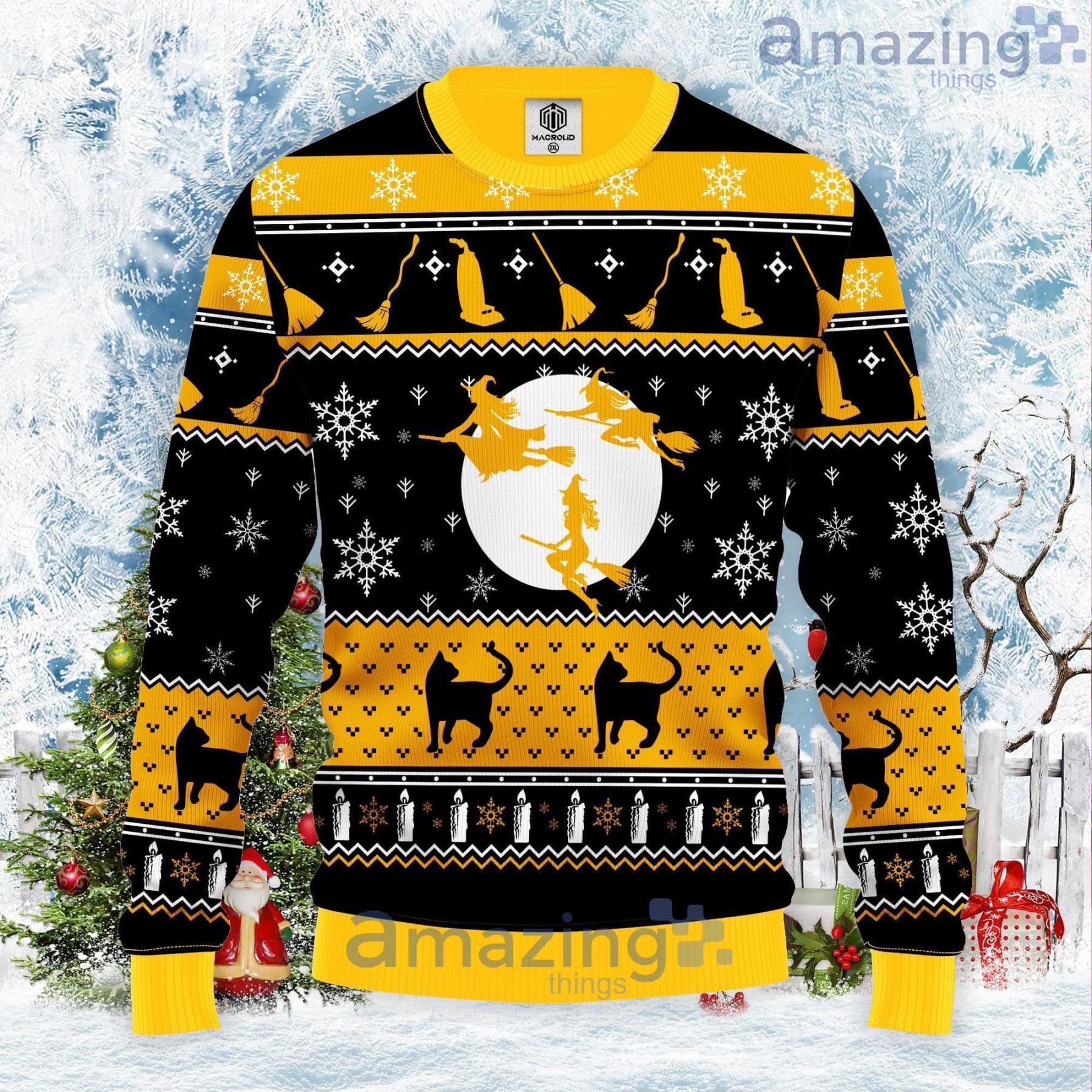 Pittsburgh Penguins Nhl Ice Hockey Christmas Santa Hat AOP Print 3D Ugly  Sweater