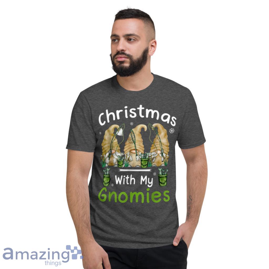 With My Gnomies Fishing Gnomes Family Christmas Shirt image With My Gnomies Fishing Gnomes Family Christmas Shirt - Short Sleeve T-Shirt-1