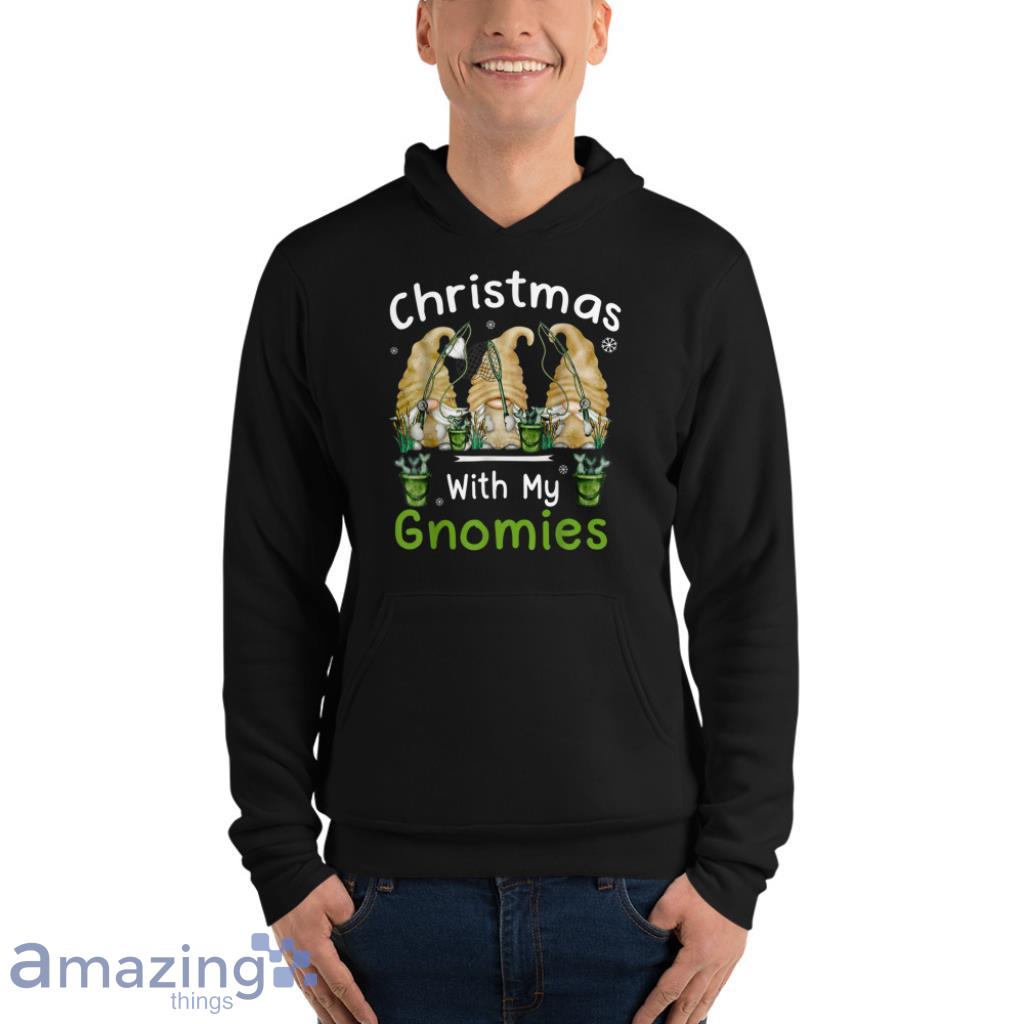 With My Gnomies Fishing Gnomes Family Christmas Shirt image With My Gnomies Fishing Gnomes Family Christmas Shirt - Unisex Fleece Pullover Hoodie