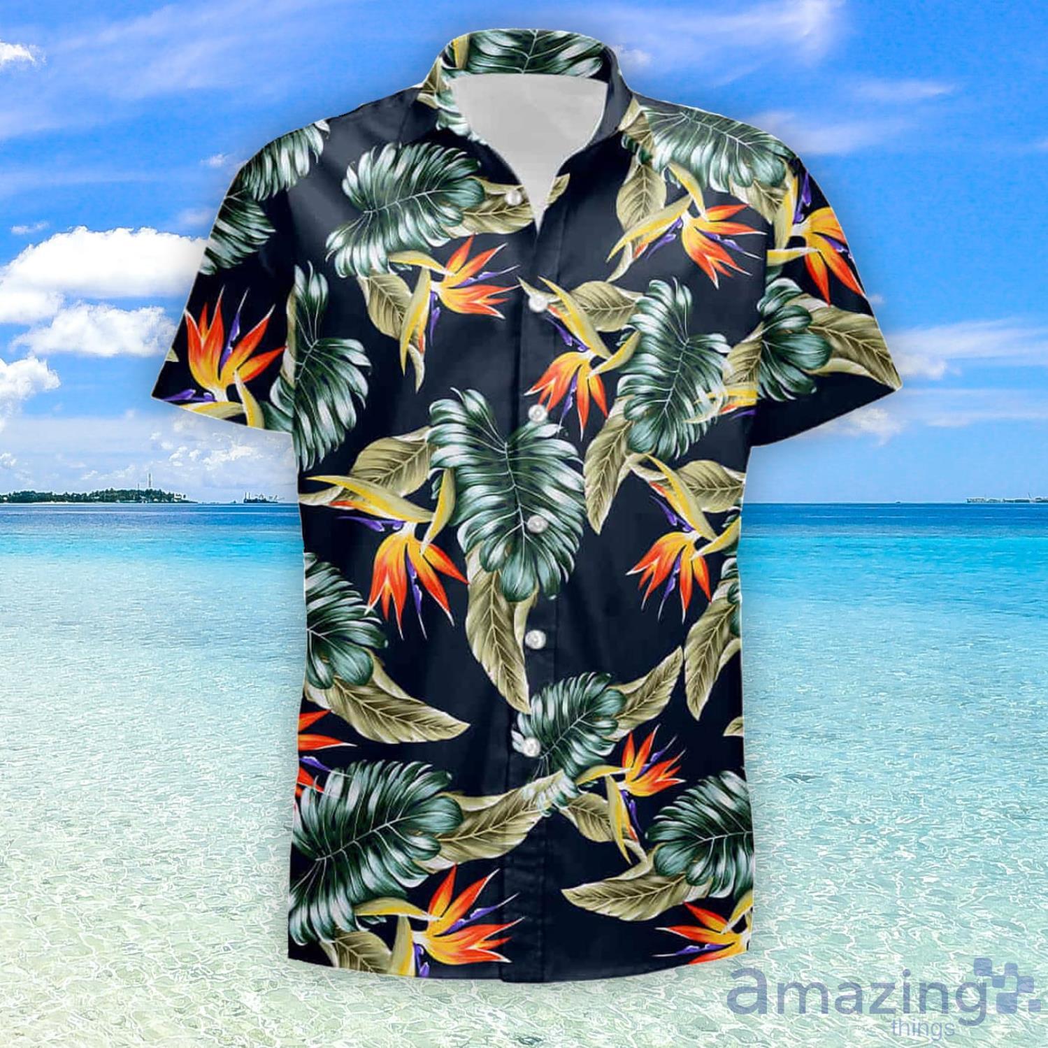 2022 New Mens Sleeve Vintage Hawaii Summer Hawaiian Shirt Product Photo 1