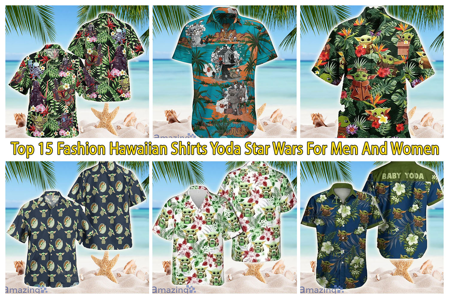 Houston Astros Baby Yoda Short Sleeve Button Up Tropical Hawaiian Shirt -  Trendy Aloha