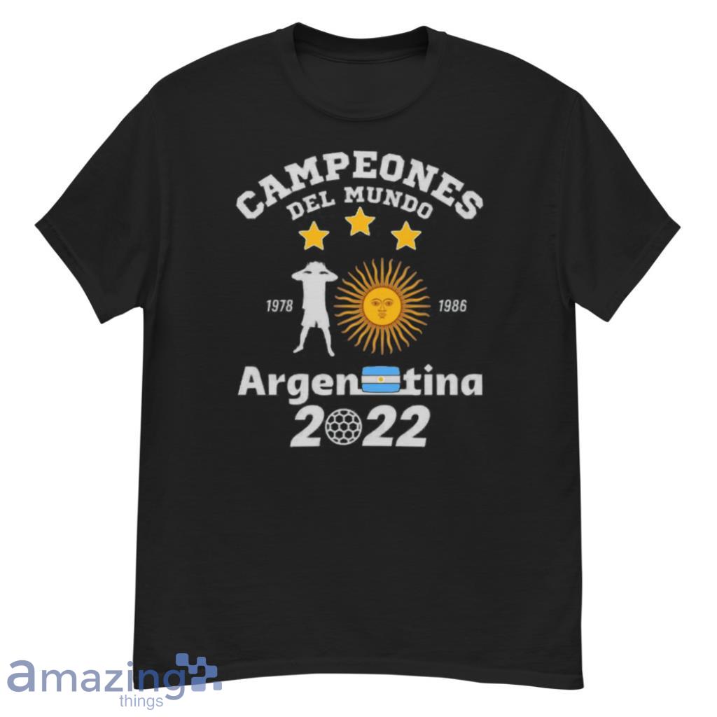 Argentina Campeones Del Mundo 2022 Soccer Football Champions T Shirt image Argentina Campeones Del Mundo 2022 Soccer Football Champions T-Shirt - G500 Men’s Classic T-Shirt