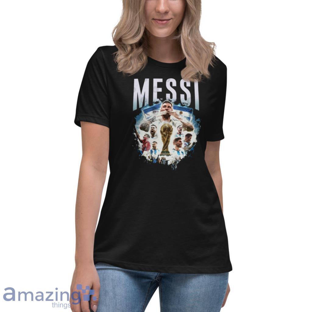 Argentina Champions 2022 T Shirt image Argentina Champions 2022 T-Shirt - Womens Relaxed Short Sleeve Jersey Tee