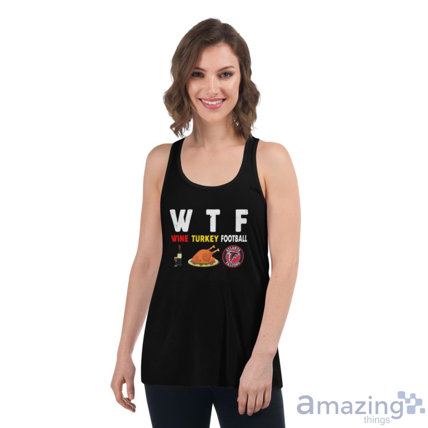 Atlanta Falcons Women's Tank Sleeveless T-Shirt Women's O-neck Vest White  Tops