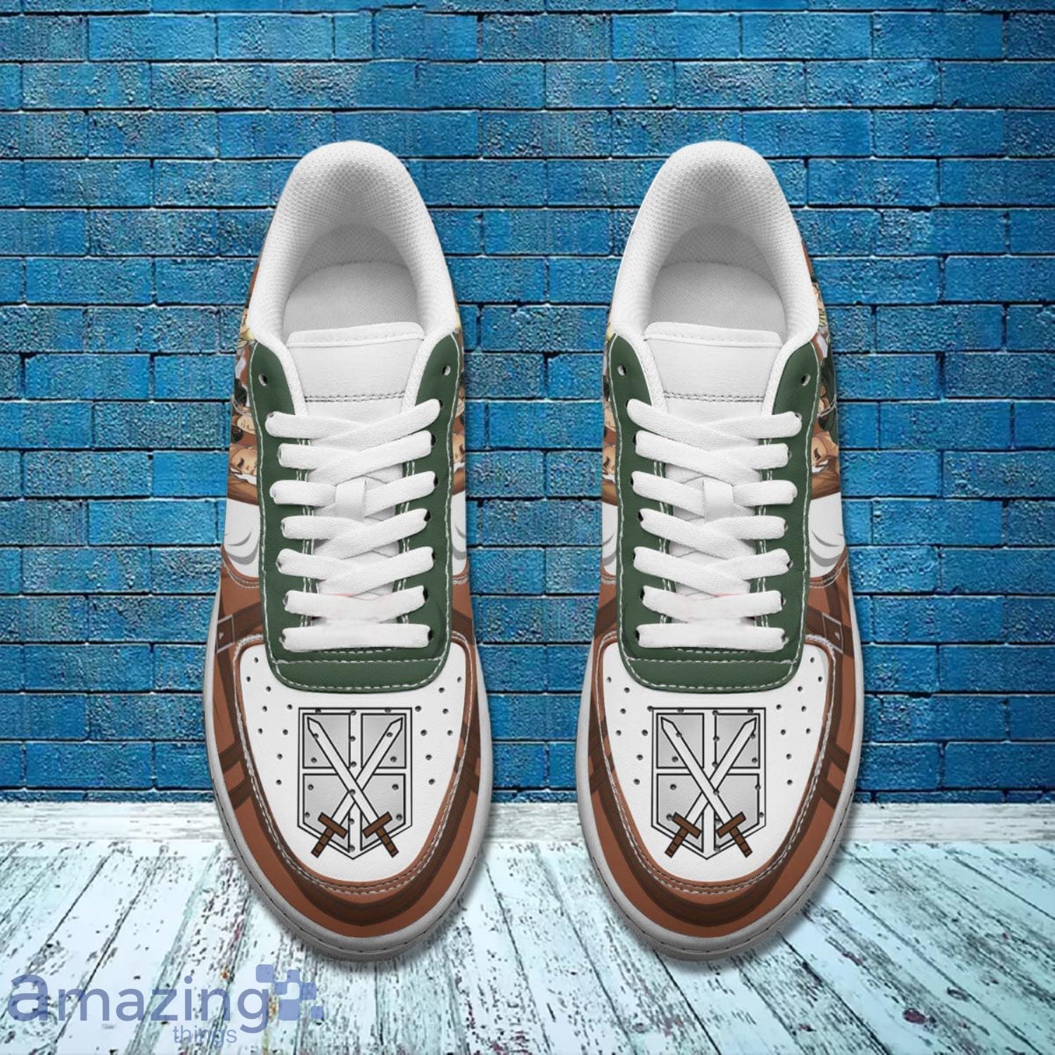 Attack On Titan Reiner Air Force Shoes Gift For Anime's Fans image Attack On Titan Reiner Air Force Shoes Gift For Animes Fans Product Photo 3
