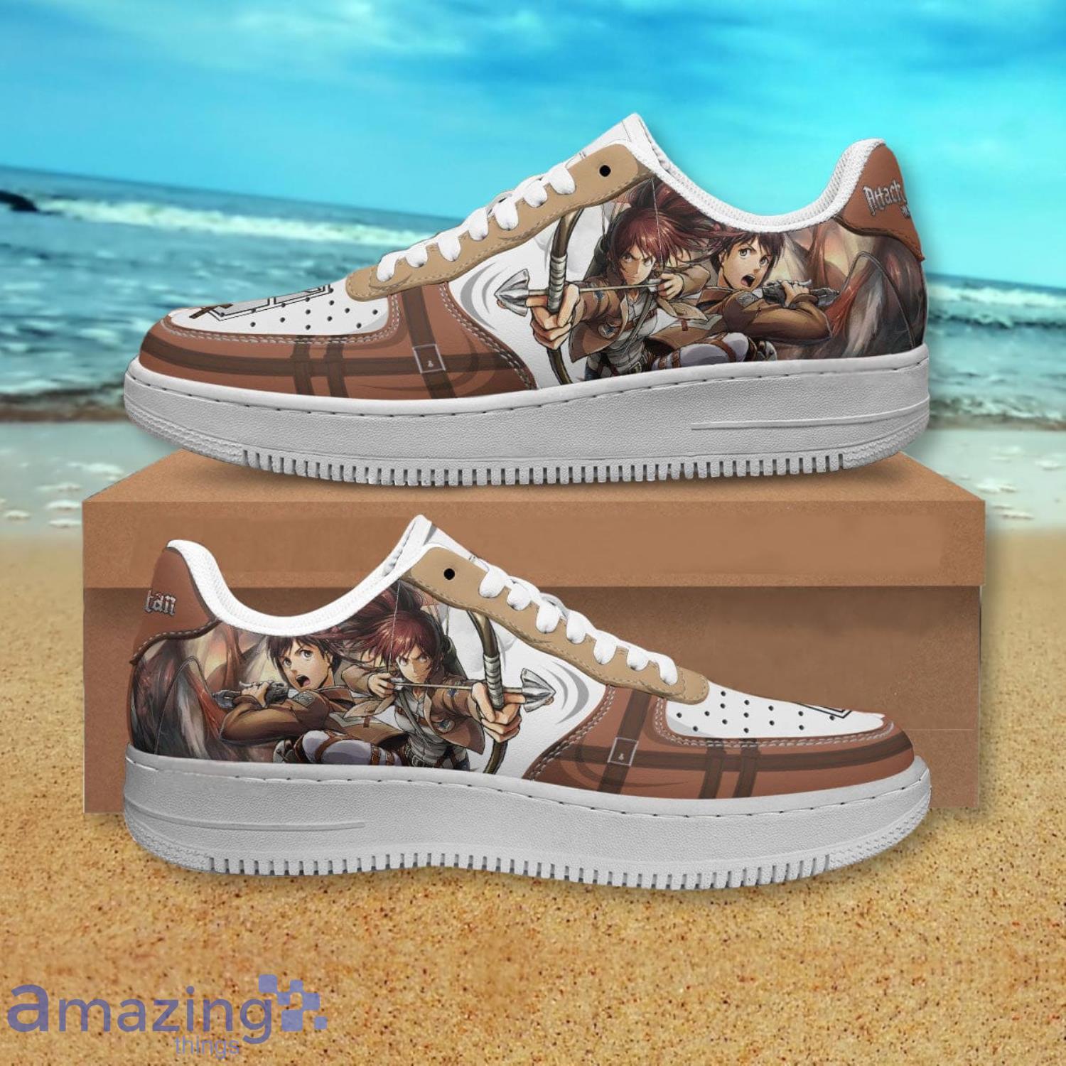 Attack On Titan Sasha Air Force Shoes Gift For Anime's Fans Product Photo 1
