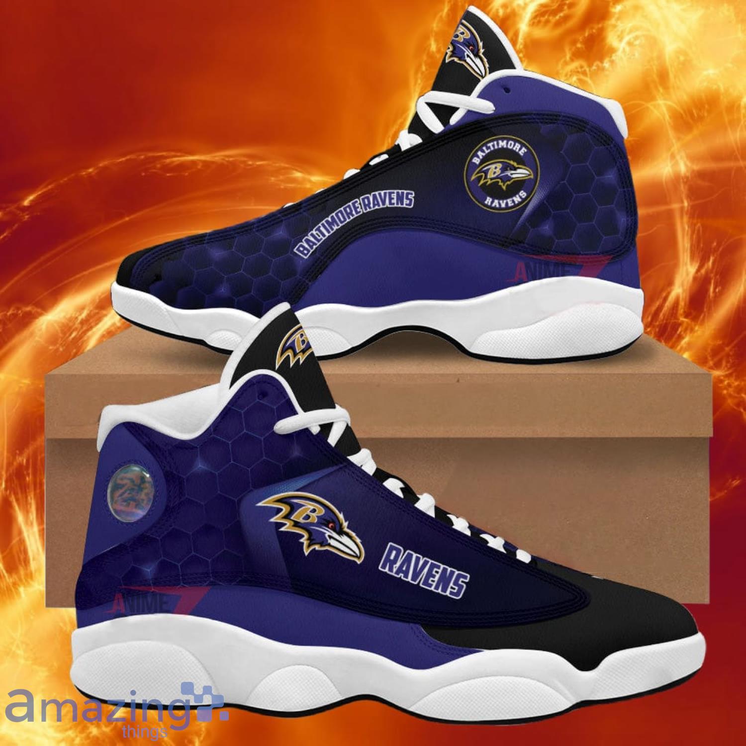 Baltimore Ravens Football Jordan 13 Shoes