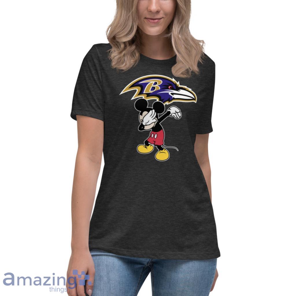 Baltimore Ravens NFL Football Dabbing Mickey Disney Sports T Shirt