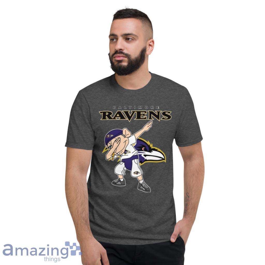 Baltimore Ravens NFL Football Gift Fr Fans Jeffy Dabbing Sports T Shirt -  Banantees