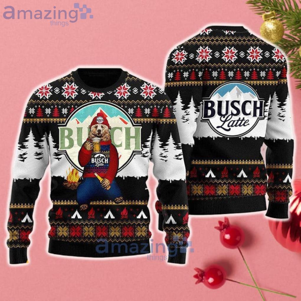 Drink Busch Latte Beer Ugly Christmas Sweater - Beuteeshop