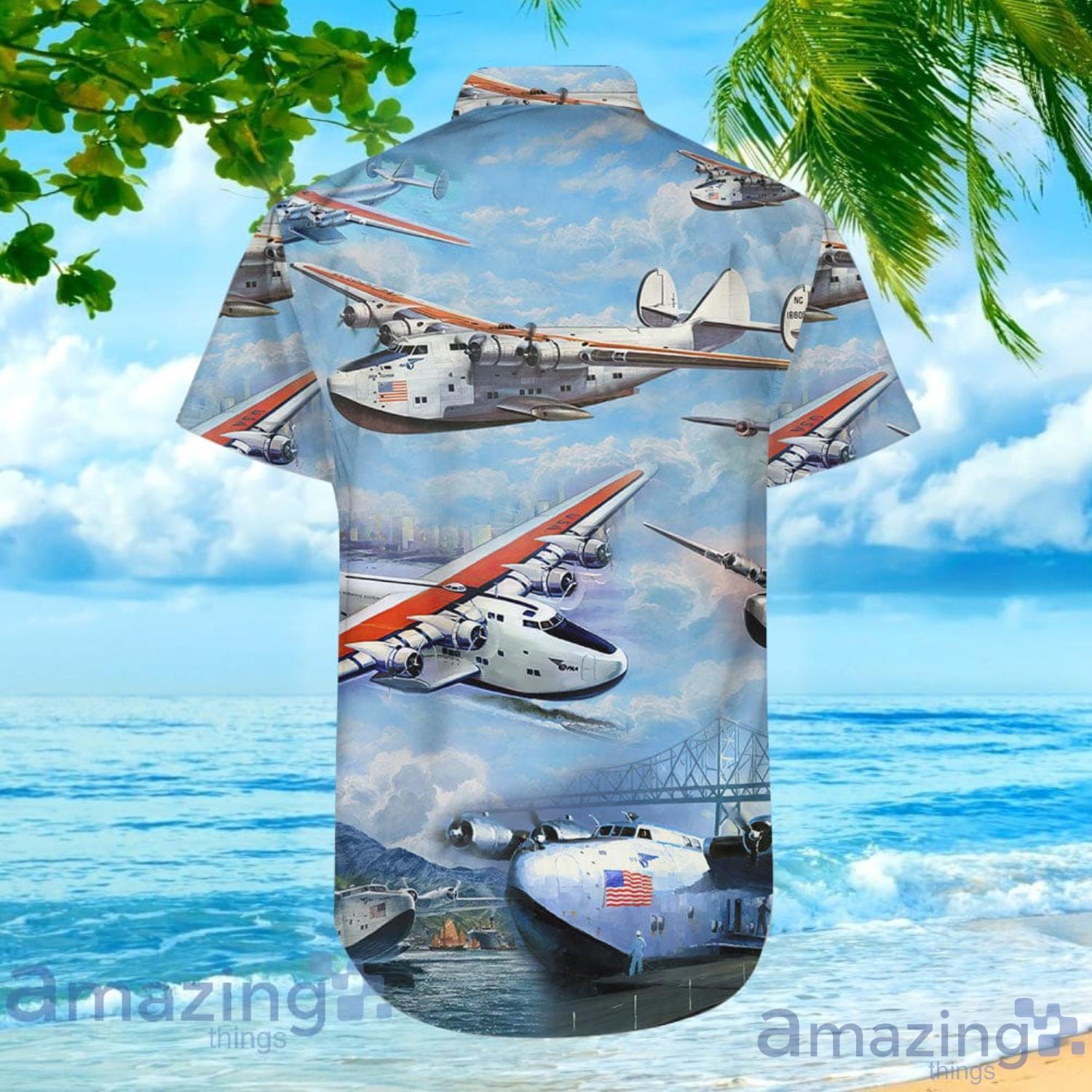 Boeing 314 Clipper Hawaiian Aloha Shirts image Boeing 314 Clipper Hawaiian Aloha Shirts Product Photo 3