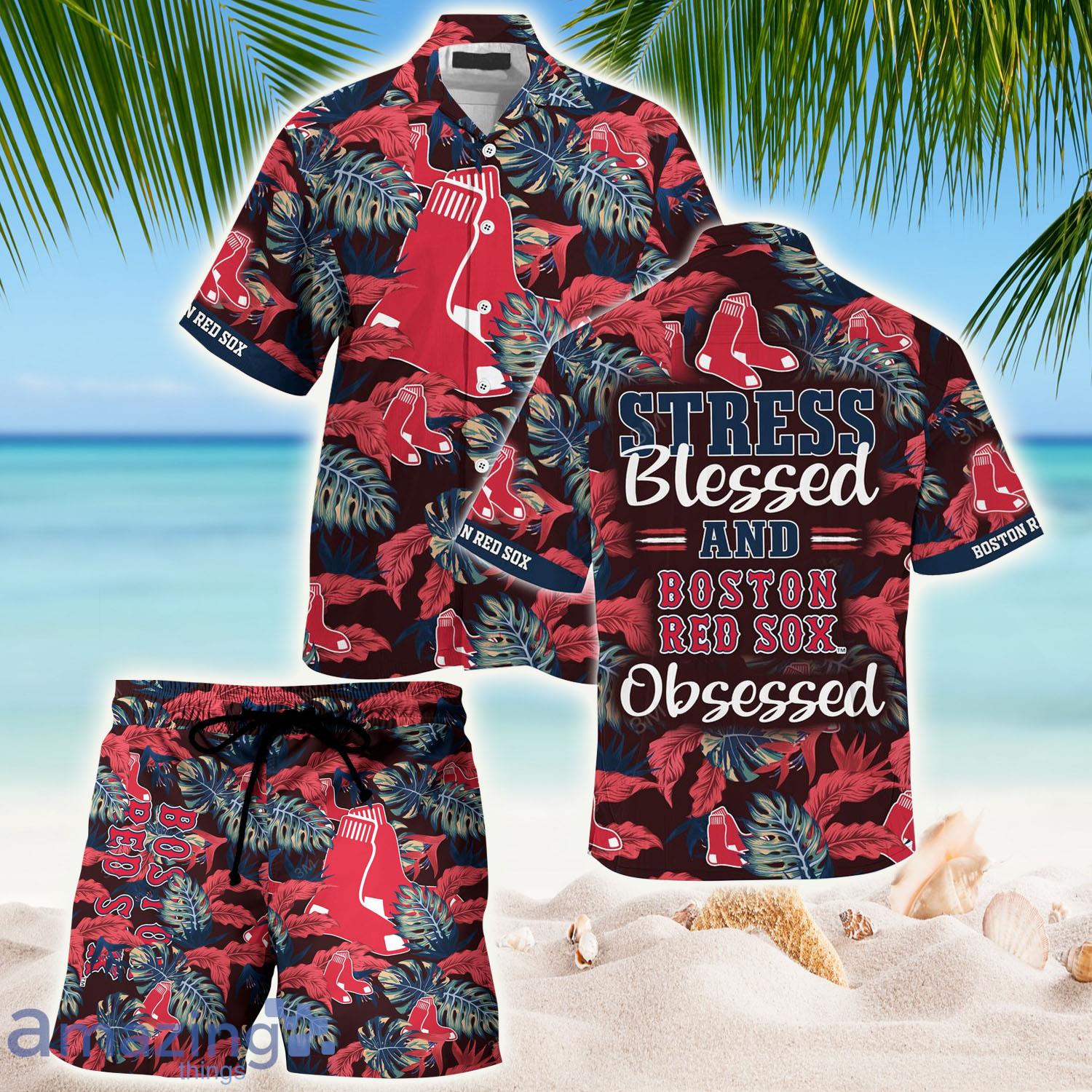 MLB Boston Red Sox New Design T-shirt Hawaiian Shirt and Shorts